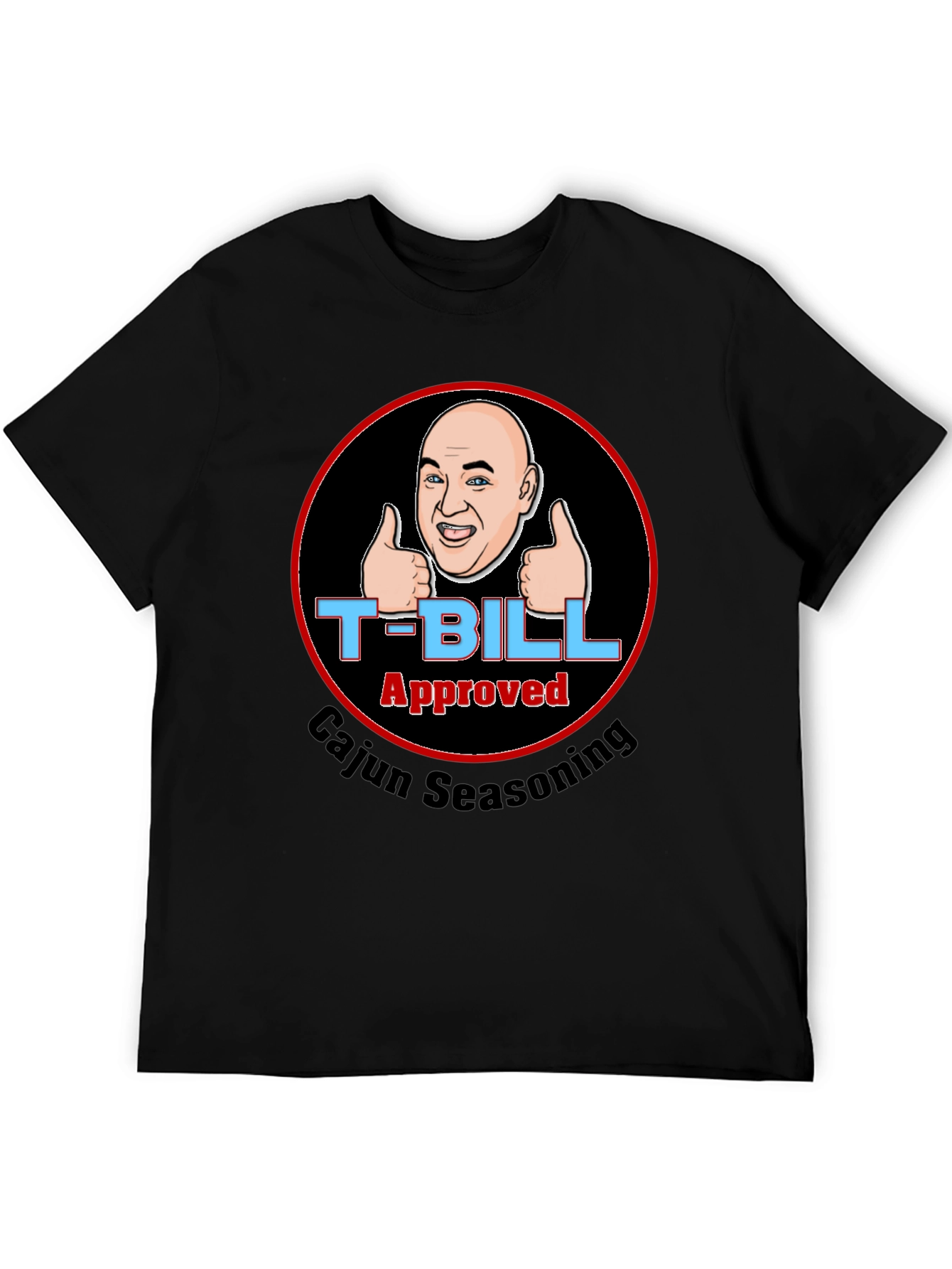 T-Bill Approved Cajun Seasoning Black T-Shirt