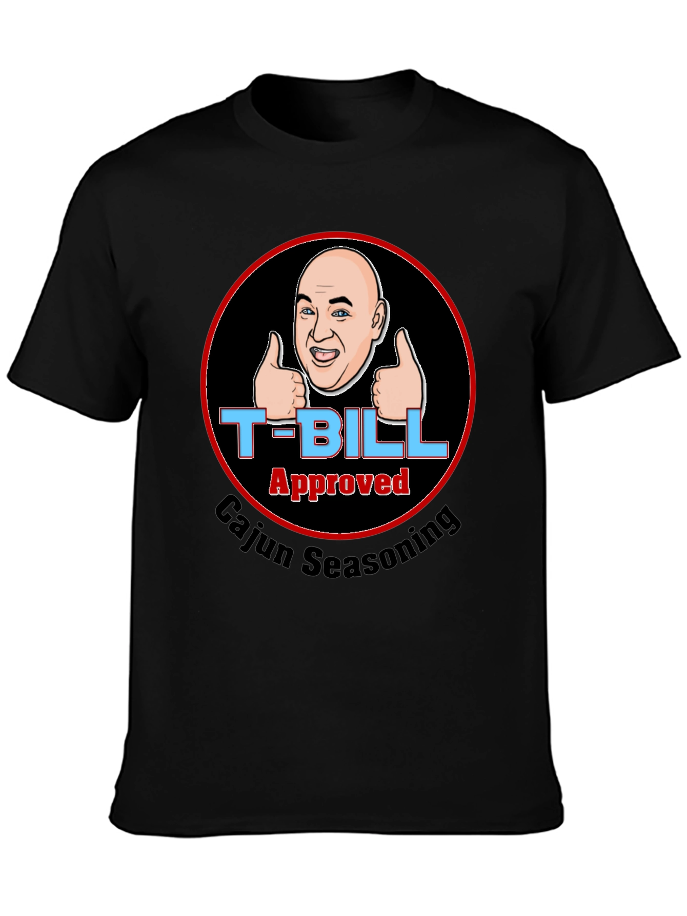 T-Bill Approved Cajun Seasoning Black T-Shirt