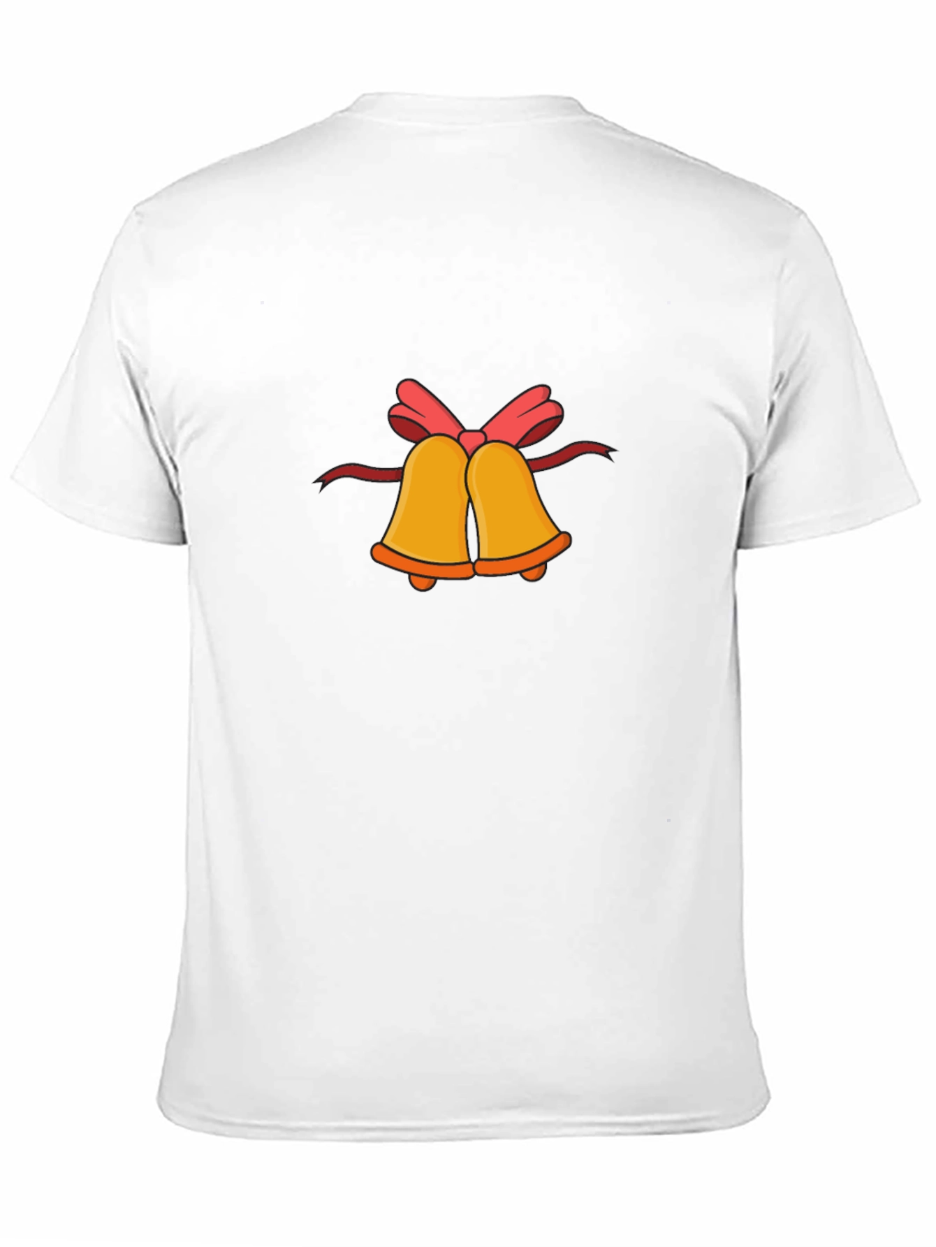 Festive Bells Graphic Tee - Black Cotton Comfort