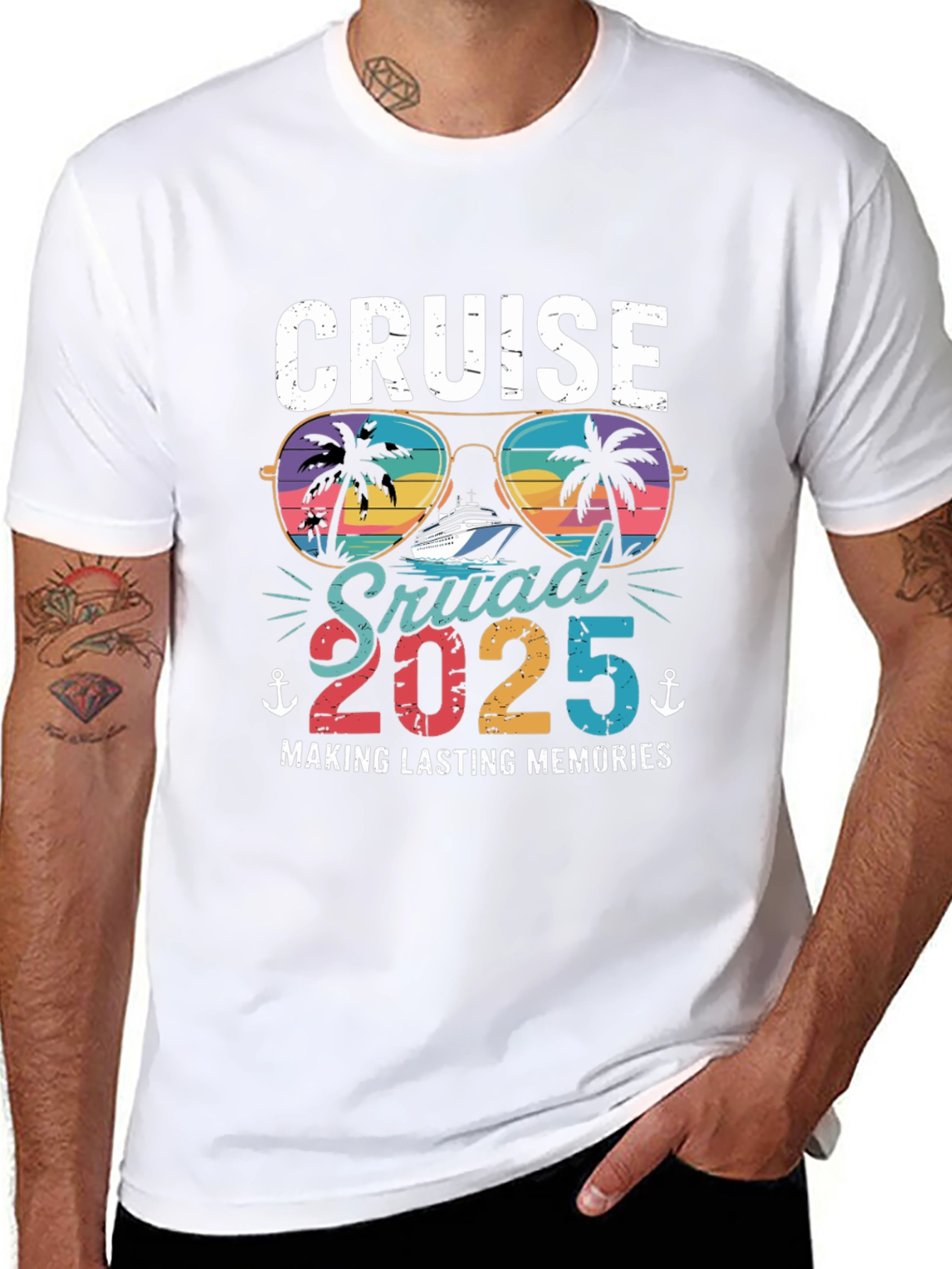 Cruise Squad 2025 Black T-Shirt