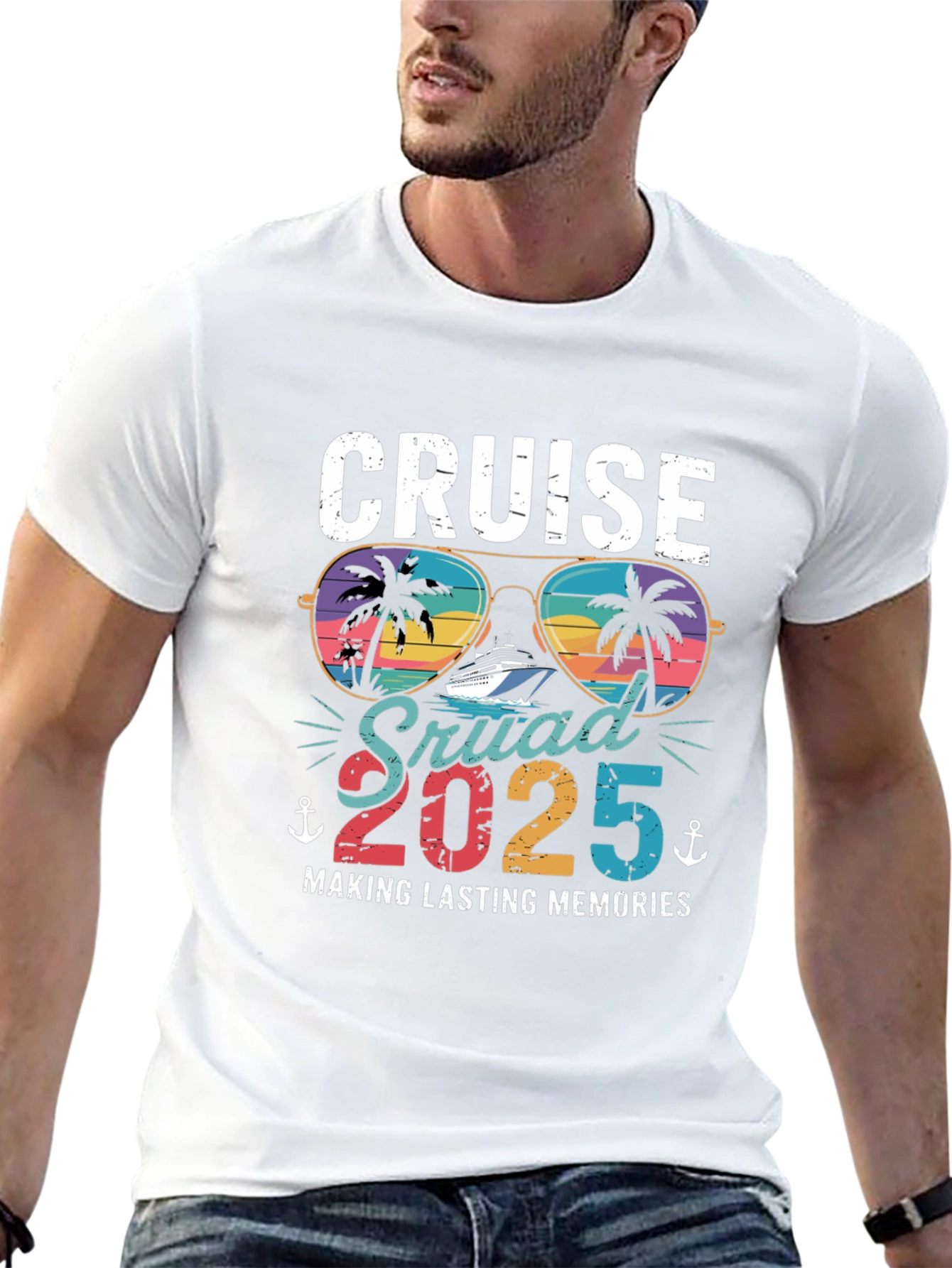 Cruise Squad 2025 Black T-Shirt