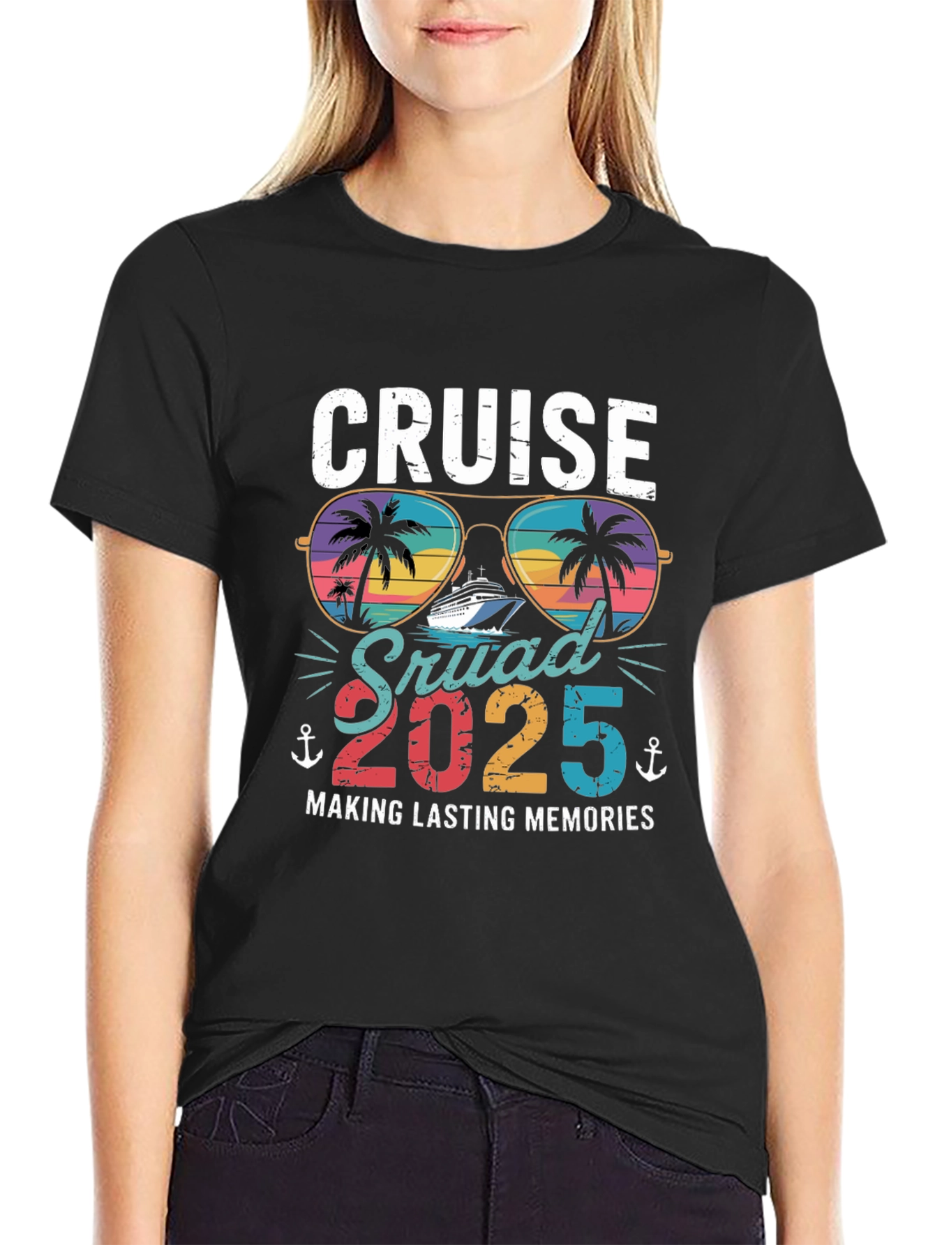 Cruise Squad 2025 Black T-Shirt