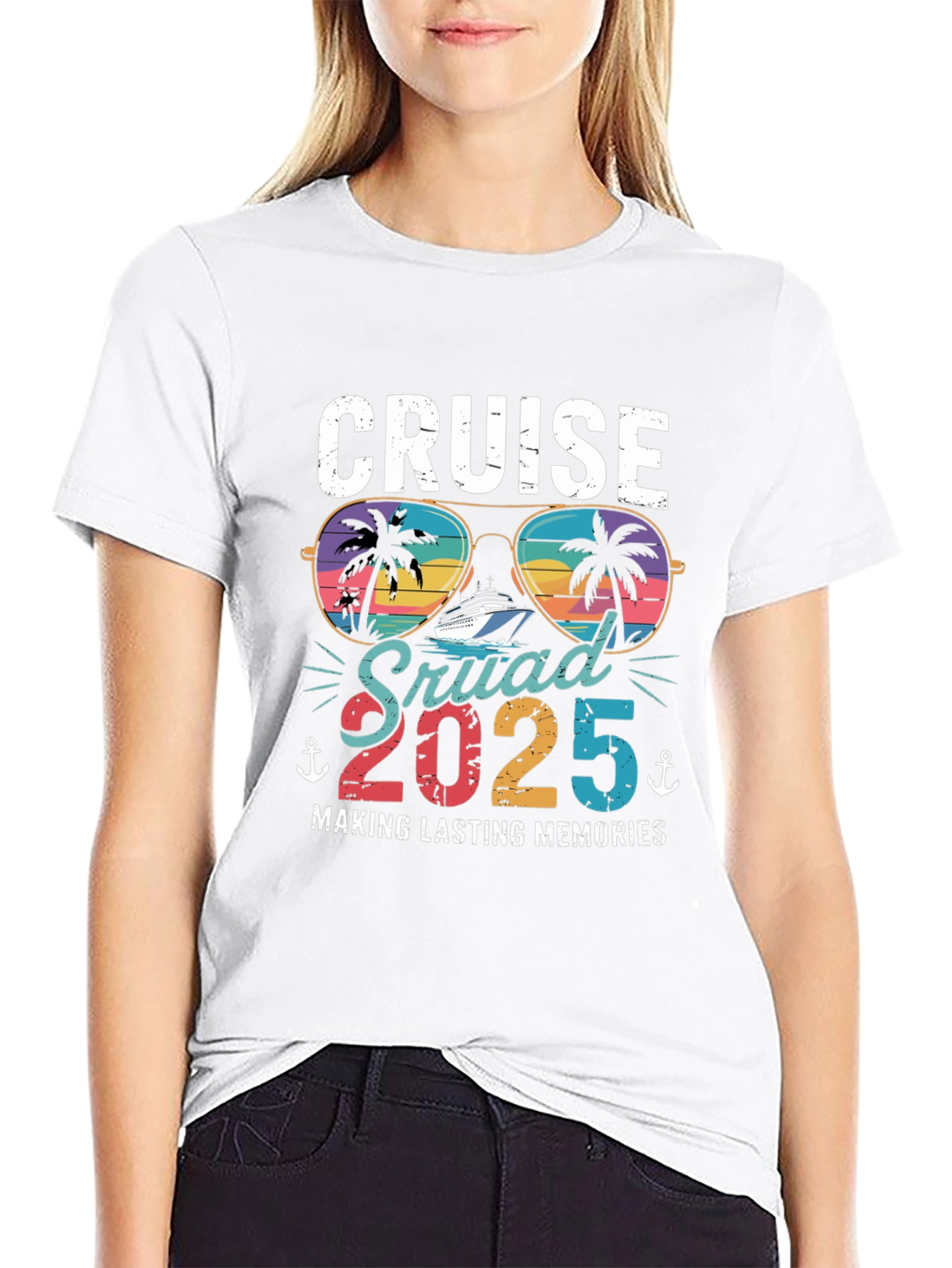 Cruise Squad 2025 Black T-Shirt