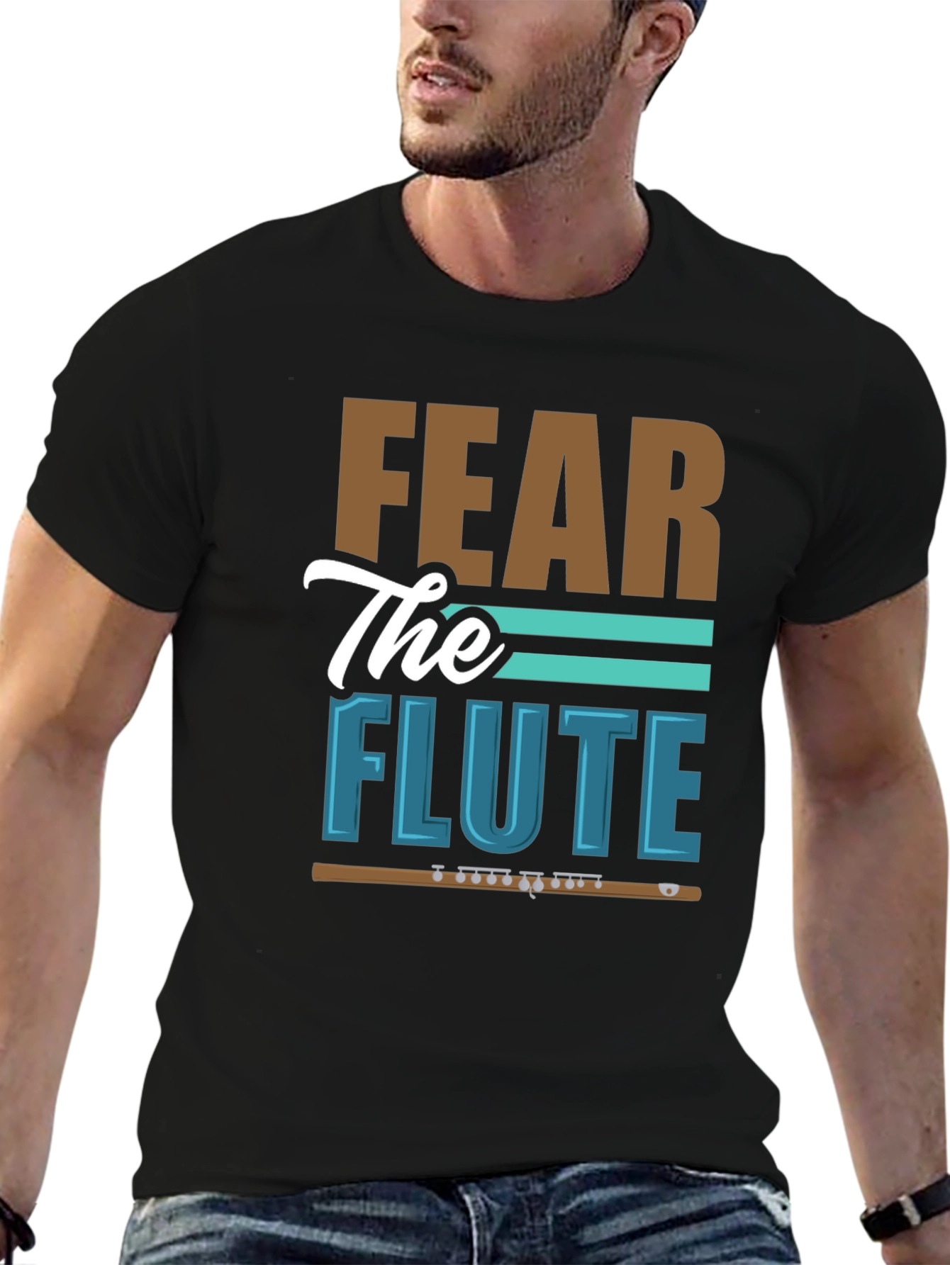 Fear The Flute Graphic T-Shirt