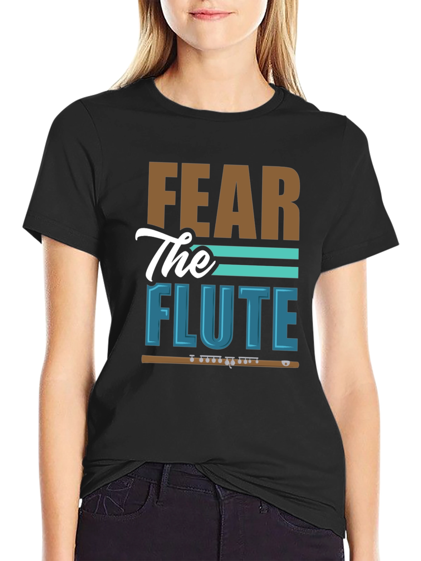 Fear The Flute Graphic T-Shirt
