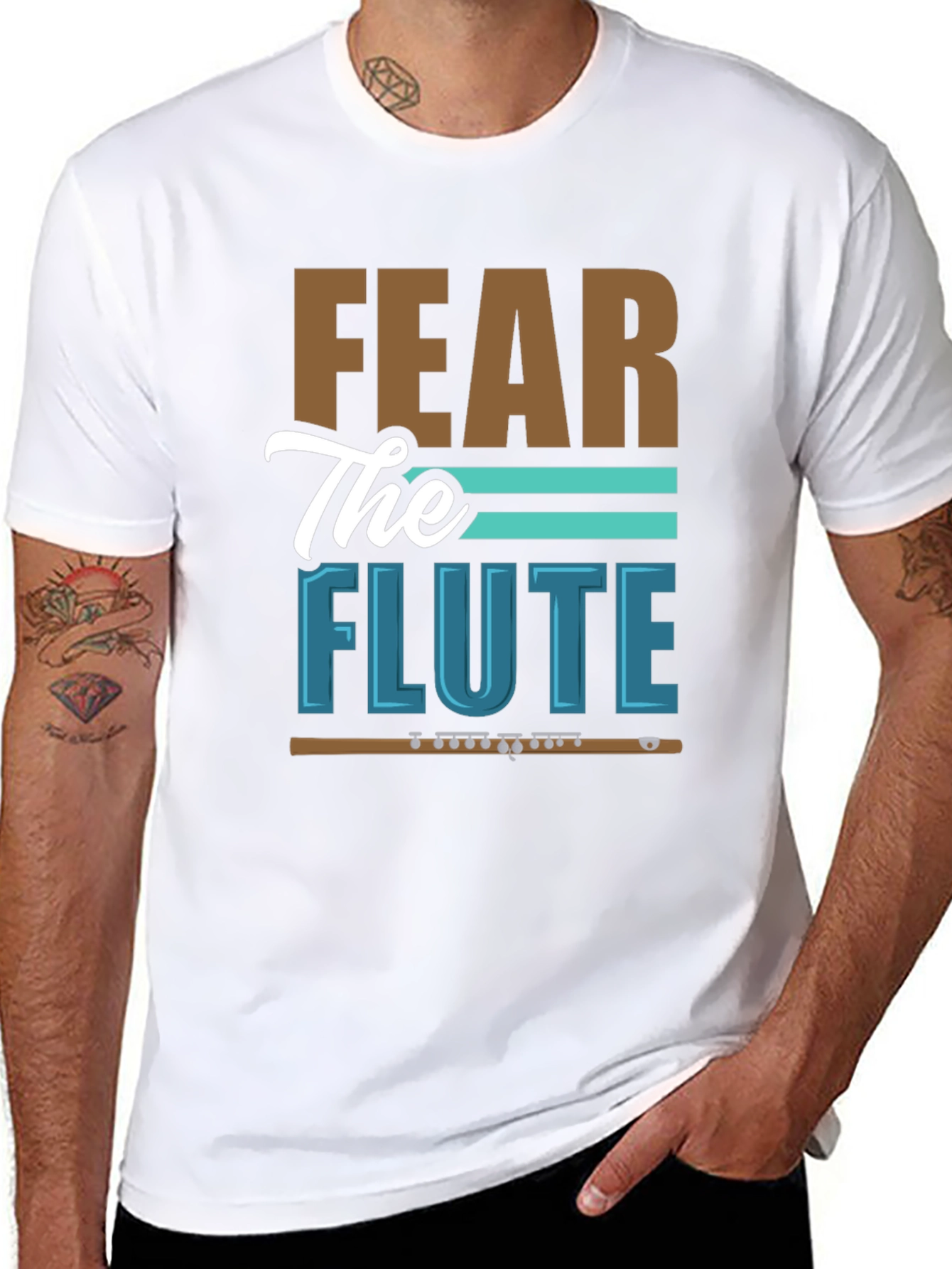 Fear The Flute Graphic T-Shirt