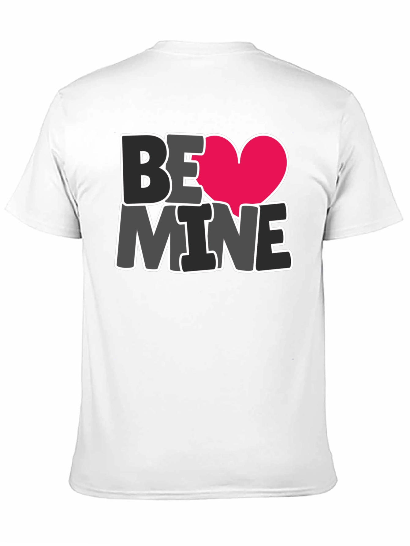 Be Mine Heart Graphic Tee - Valentines Day Shirt