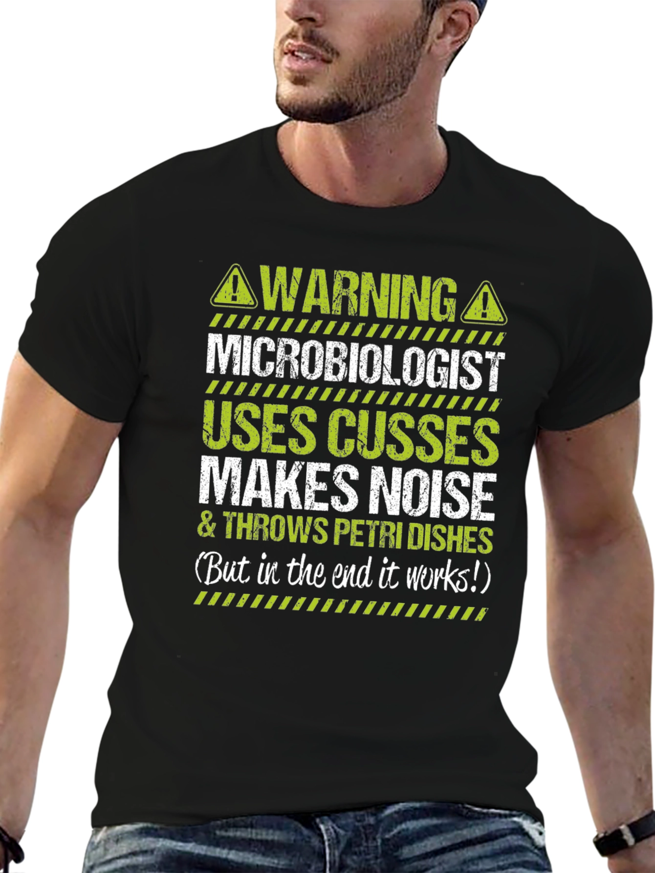 Warning Microbiologist T-Shirt