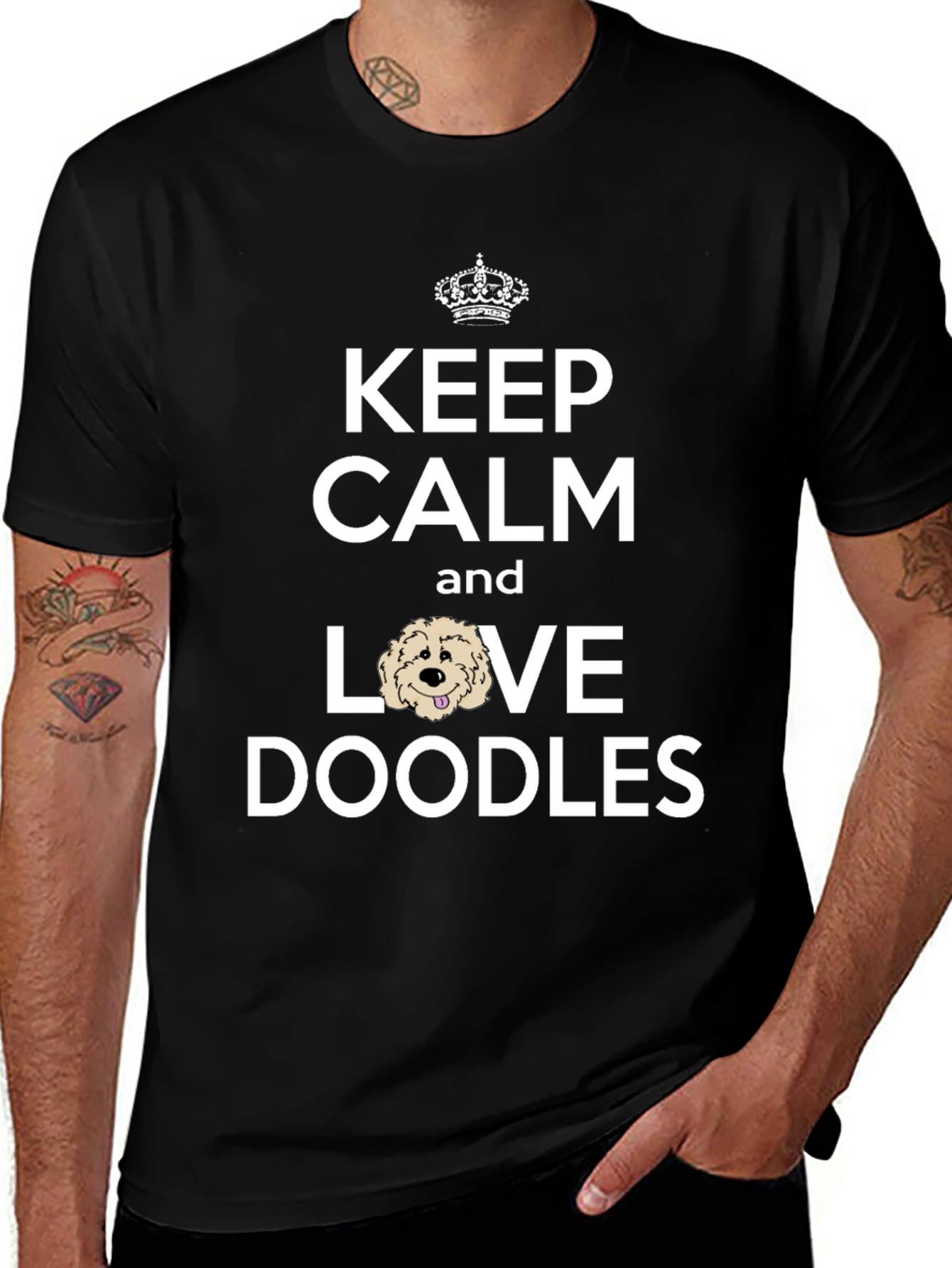 Keep Calm and Love Doodles T-Shirt