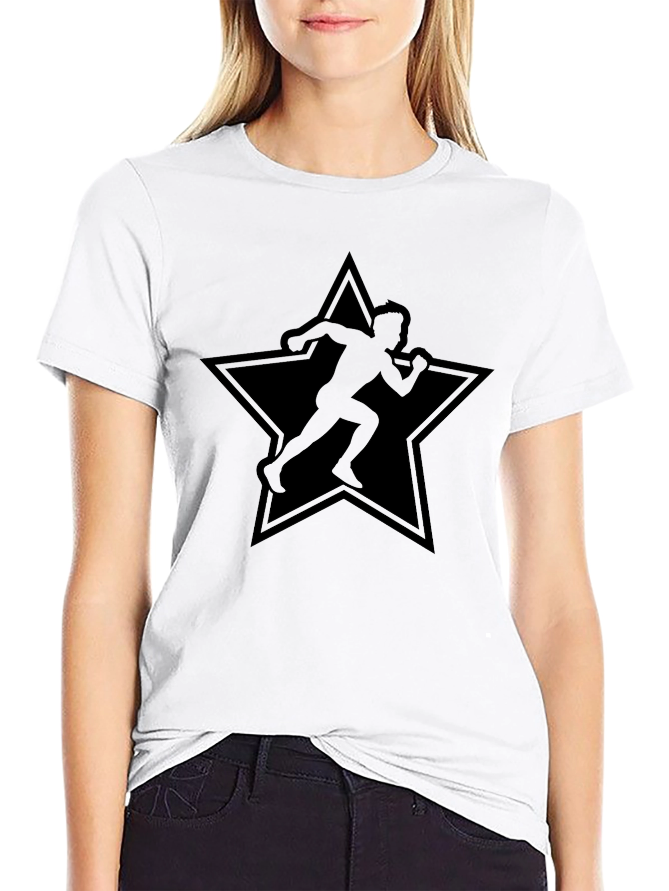 Runner Star Black T-Shirt