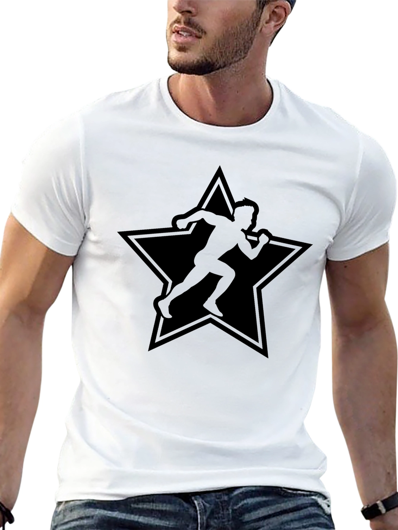 Runner Star Black T-Shirt