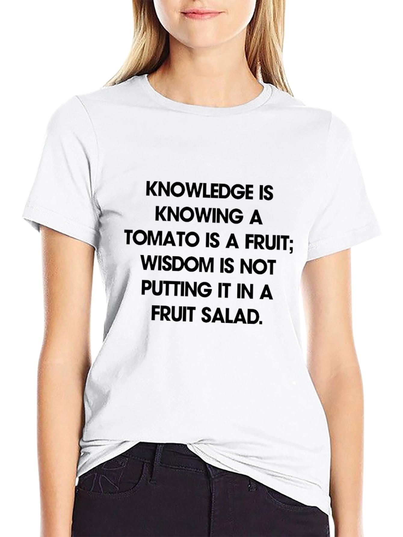 Knowledge Tomato Fruit Wisdom T-Shirt