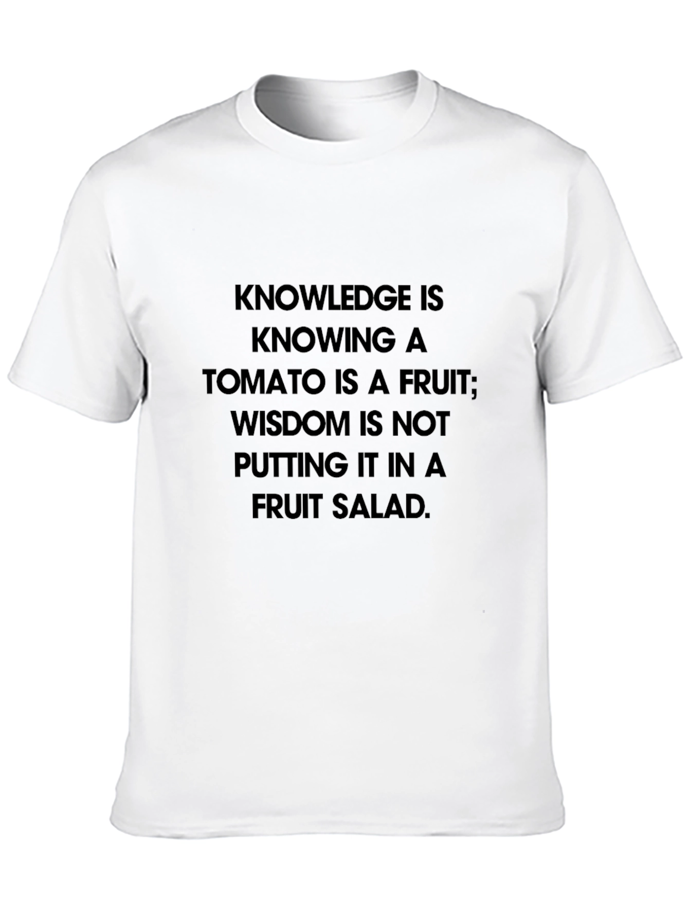 Knowledge Tomato Fruit Wisdom T-Shirt
