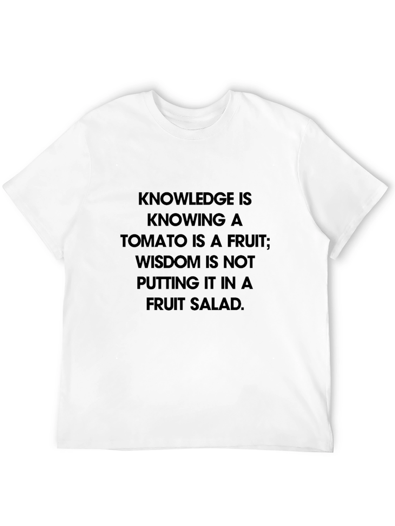 Knowledge Tomato Fruit Wisdom T-Shirt