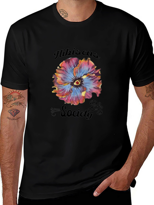 Hibiscus Society Black T-Shirt