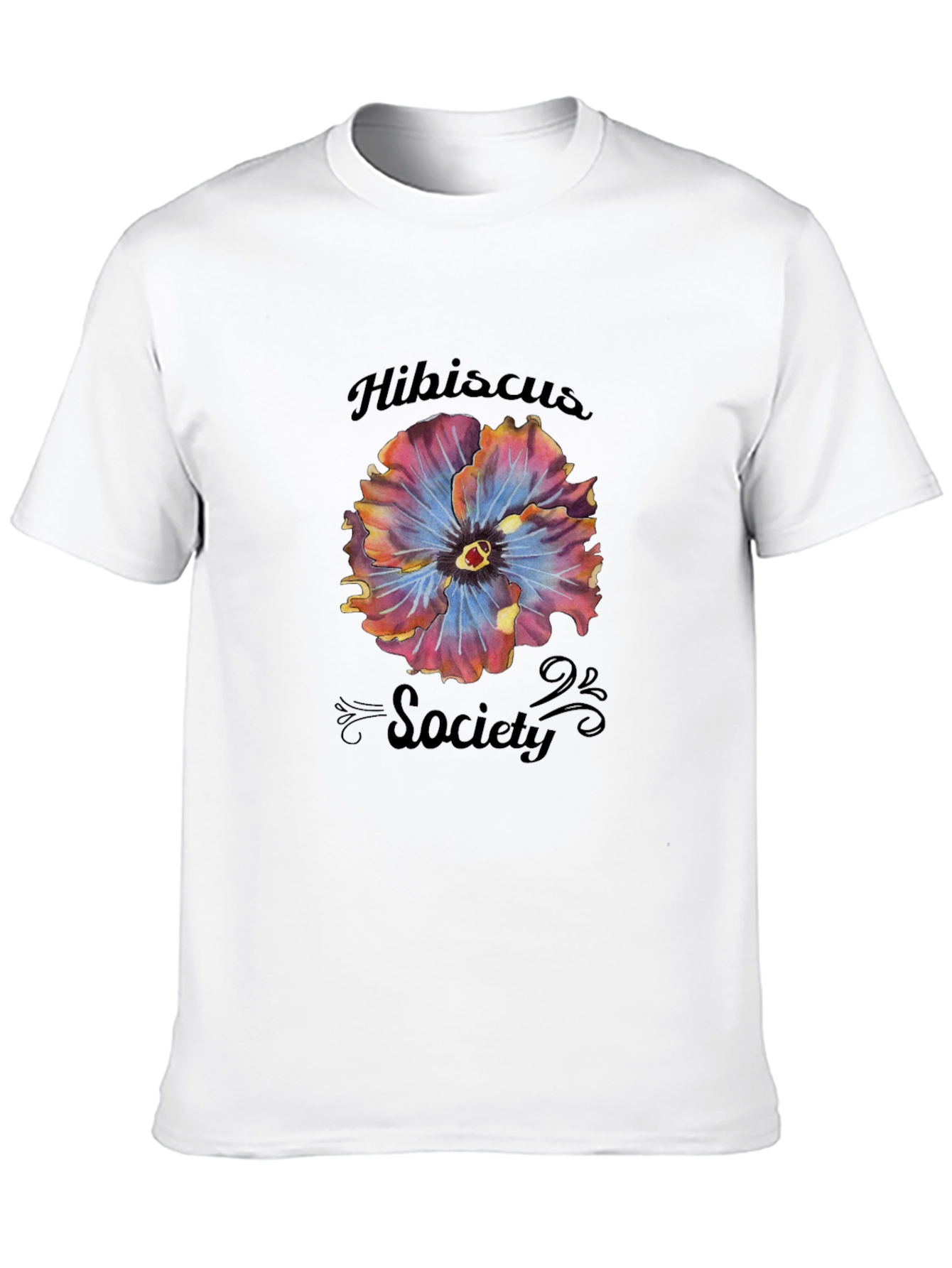 Hibiscus Society Black T-Shirt