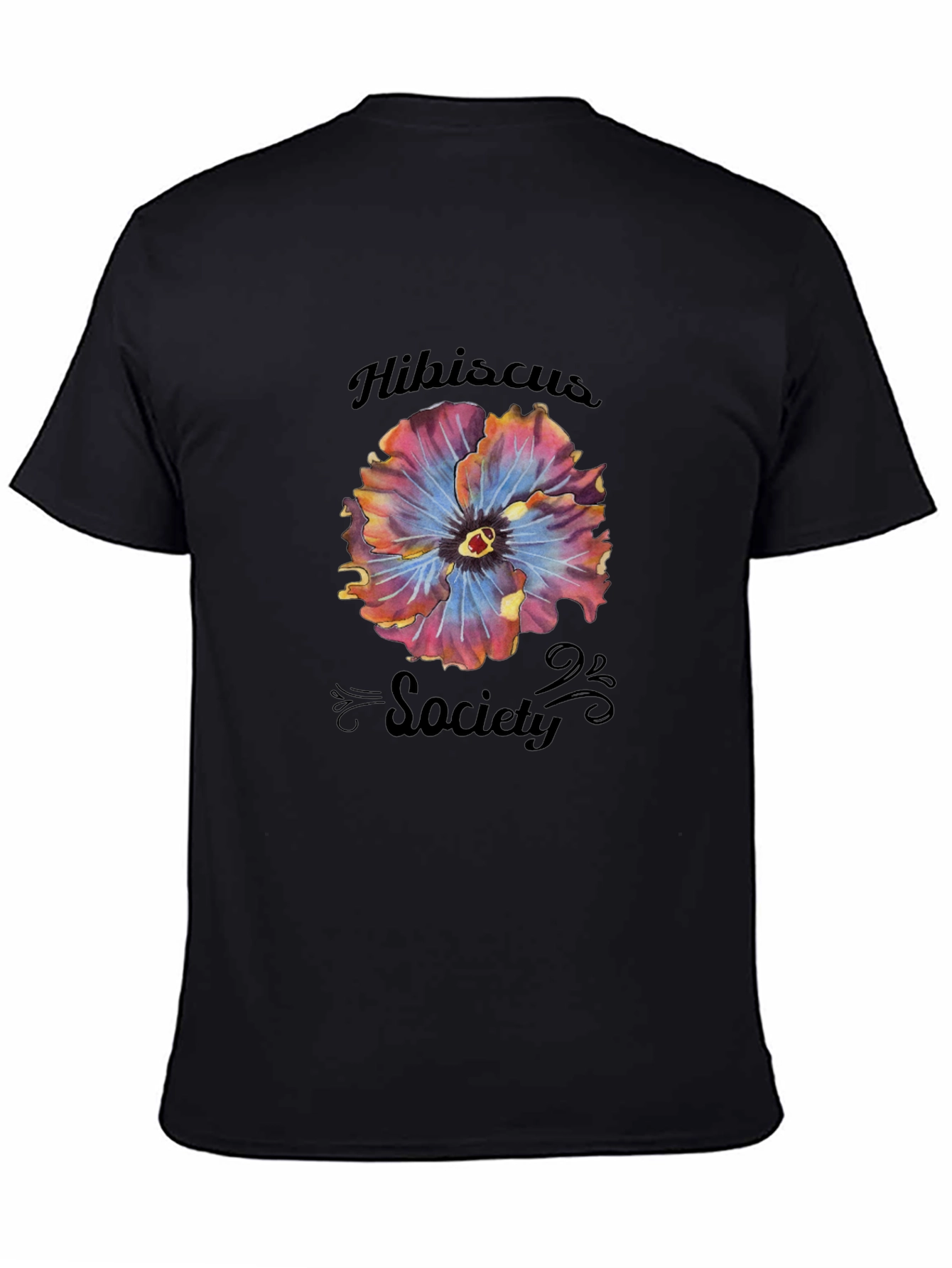 Hibiscus Society Black T-Shirt