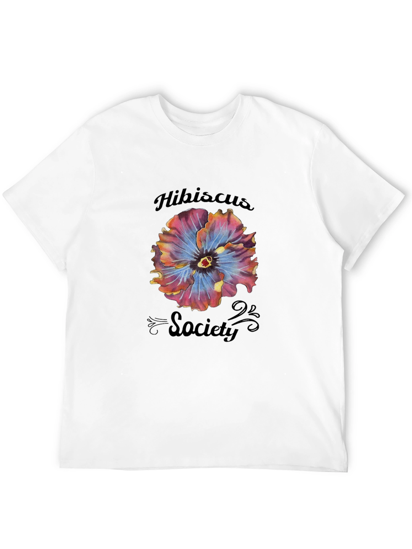Hibiscus Society Black T-Shirt