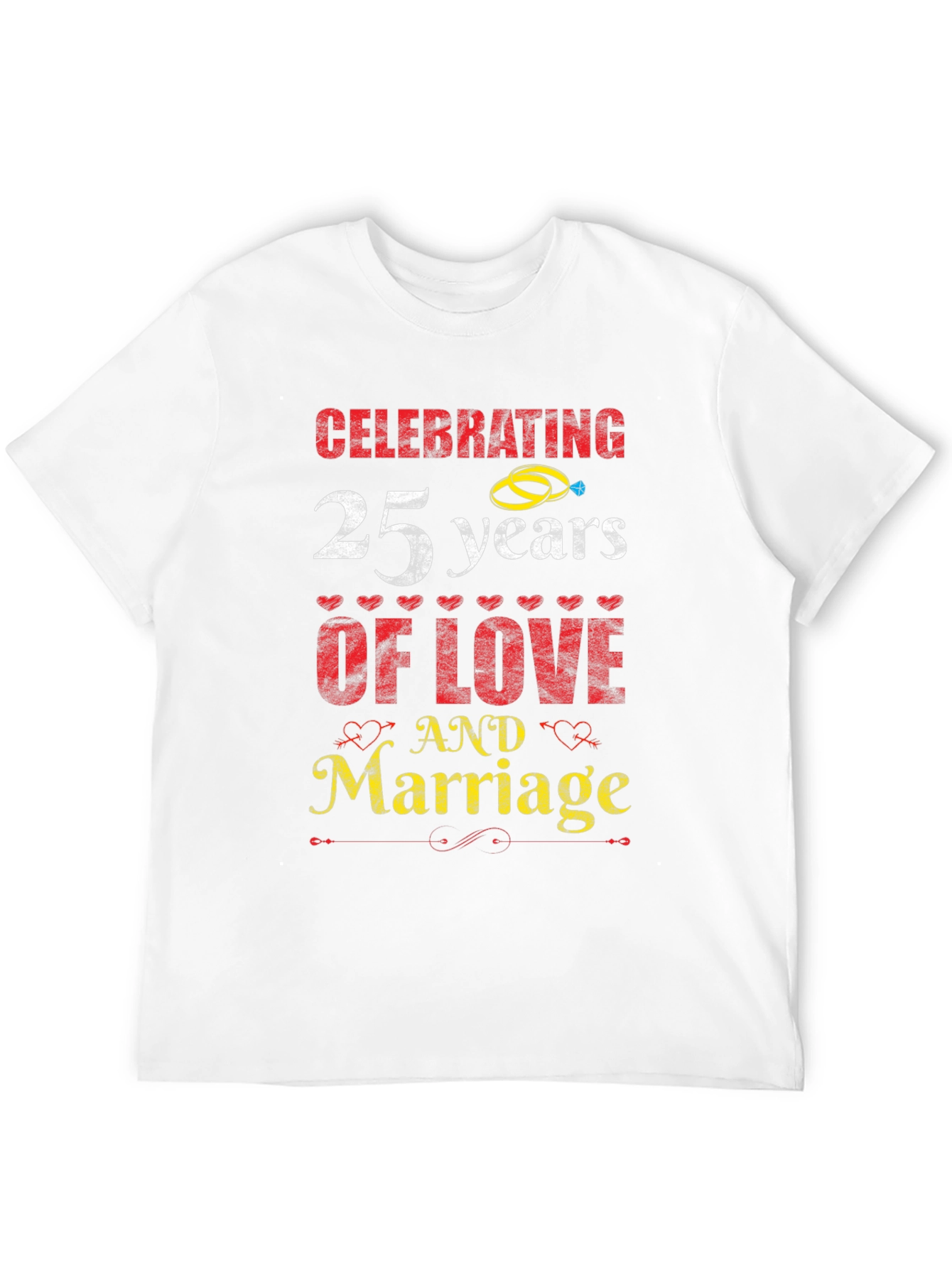 25th Anniversary Love & Marriage T-Shirt