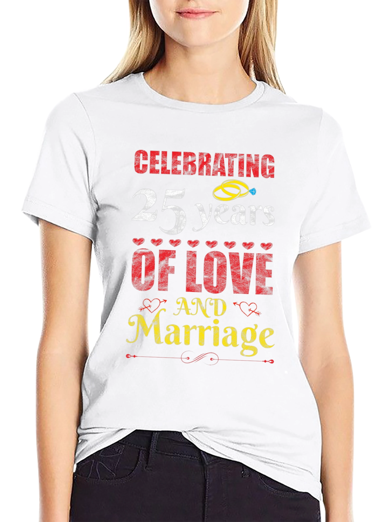 25th Anniversary Love & Marriage T-Shirt