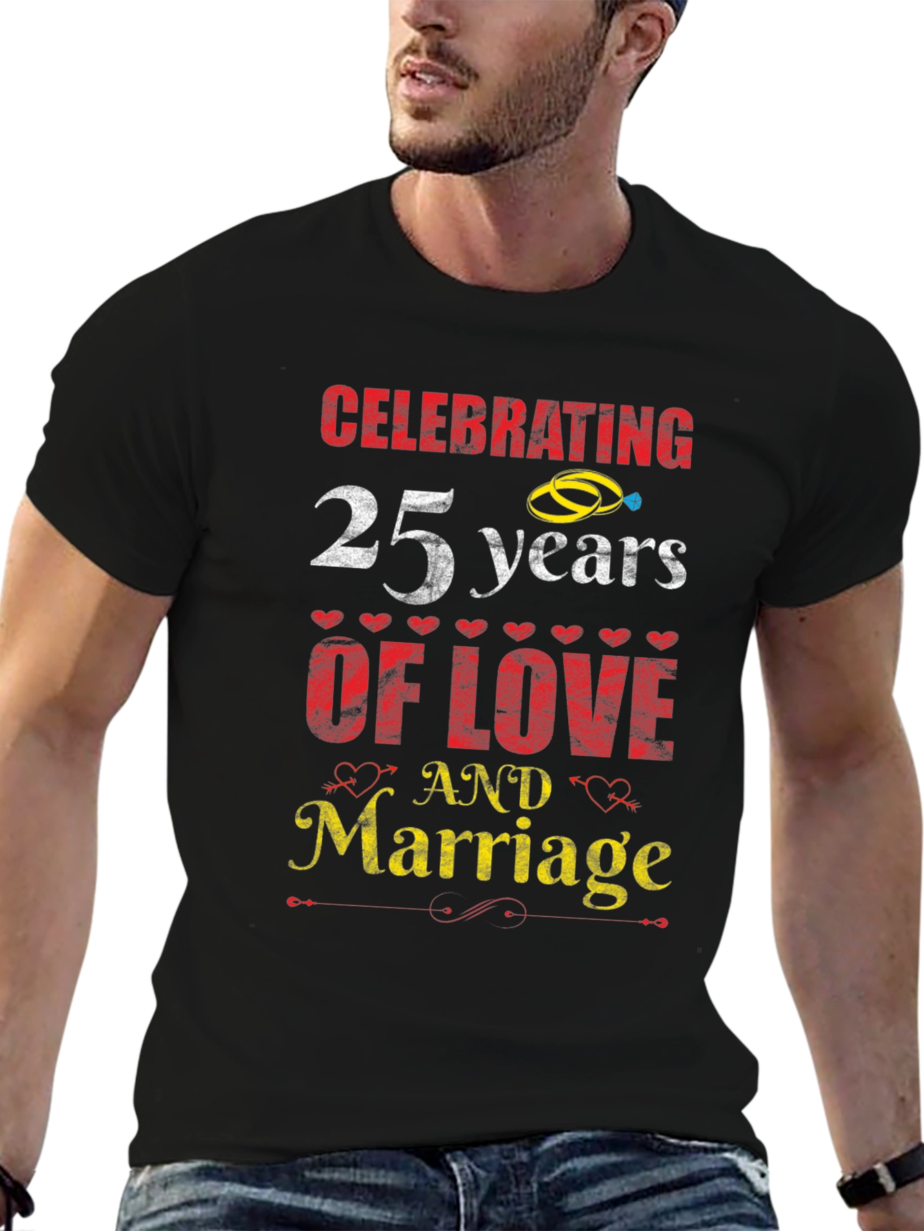25th Anniversary Love & Marriage T-Shirt