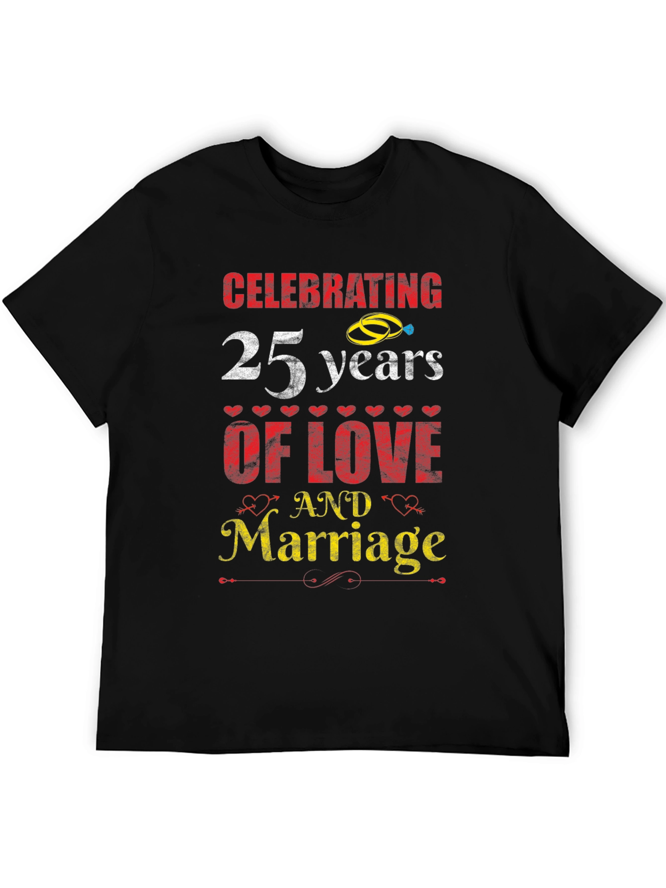 25th Anniversary Love & Marriage T-Shirt