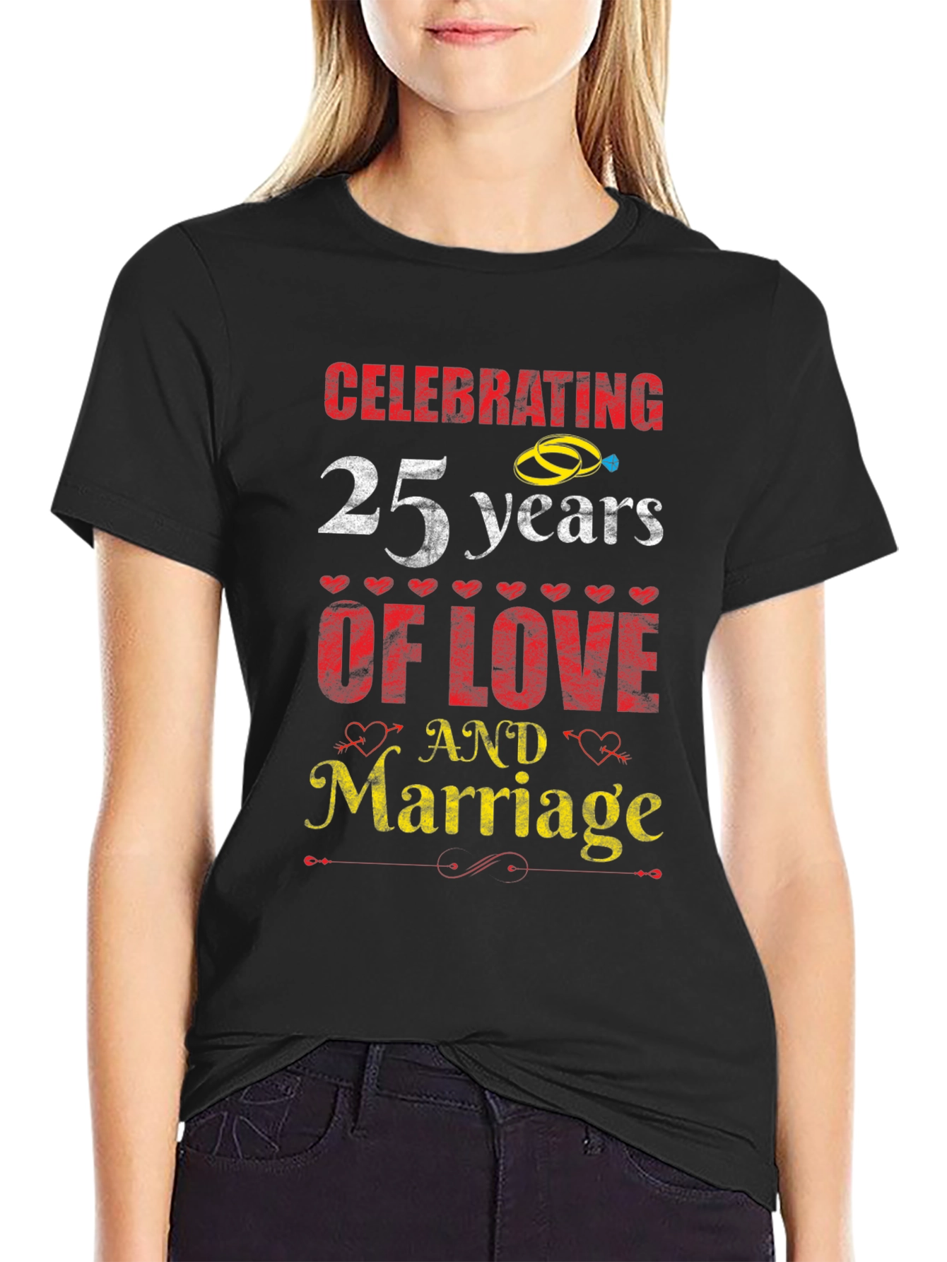 25th Anniversary Love & Marriage T-Shirt