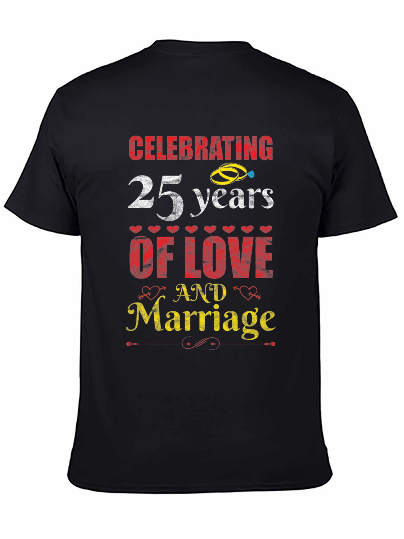 25th Anniversary Love & Marriage T-Shirt