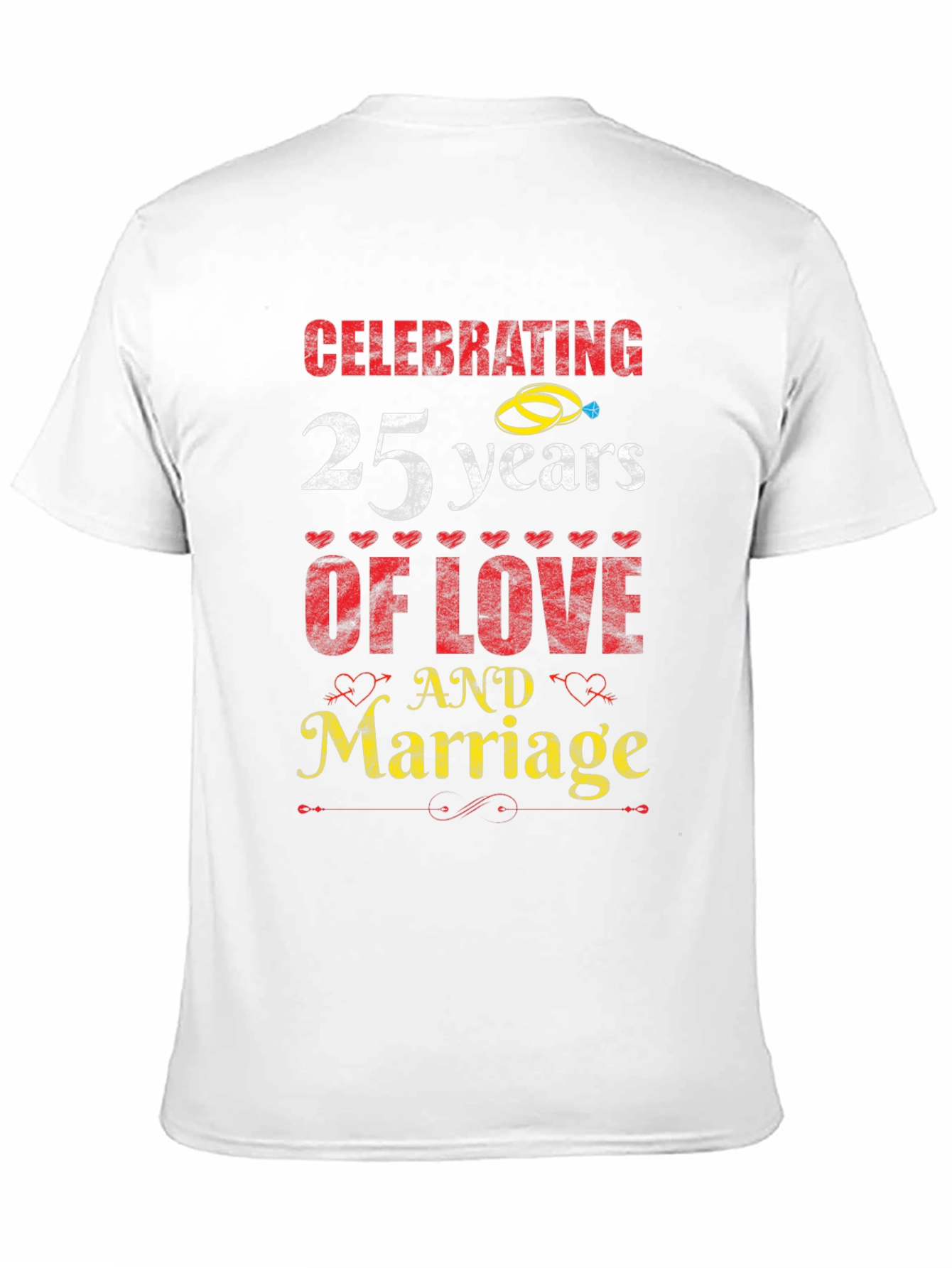 25th Anniversary Love & Marriage T-Shirt