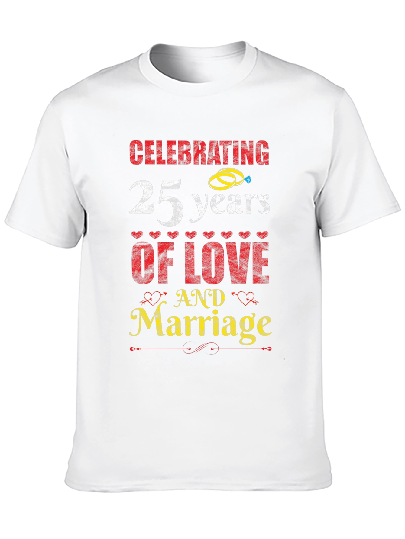 25th Anniversary Love & Marriage T-Shirt