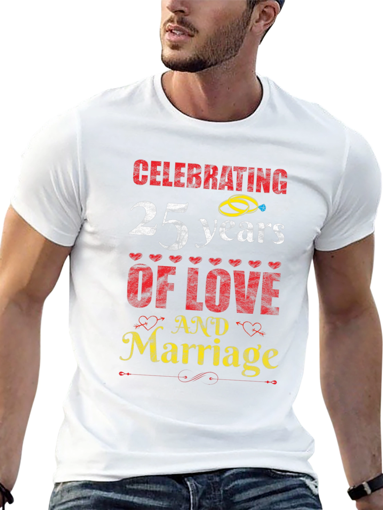 25th Anniversary Love & Marriage T-Shirt