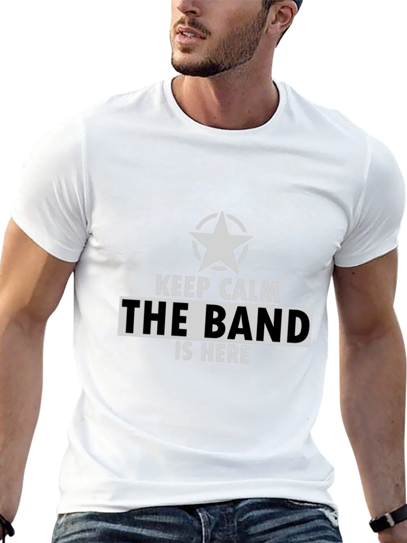Keep Calm The Band is Here Graphic Tee
