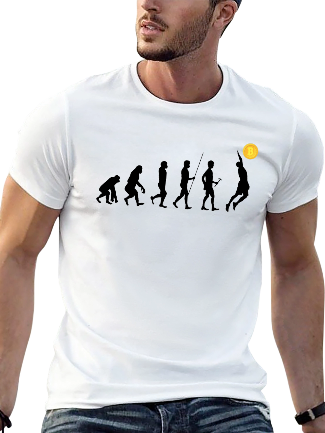 Bitcoin Evolution T-Shirt - Black