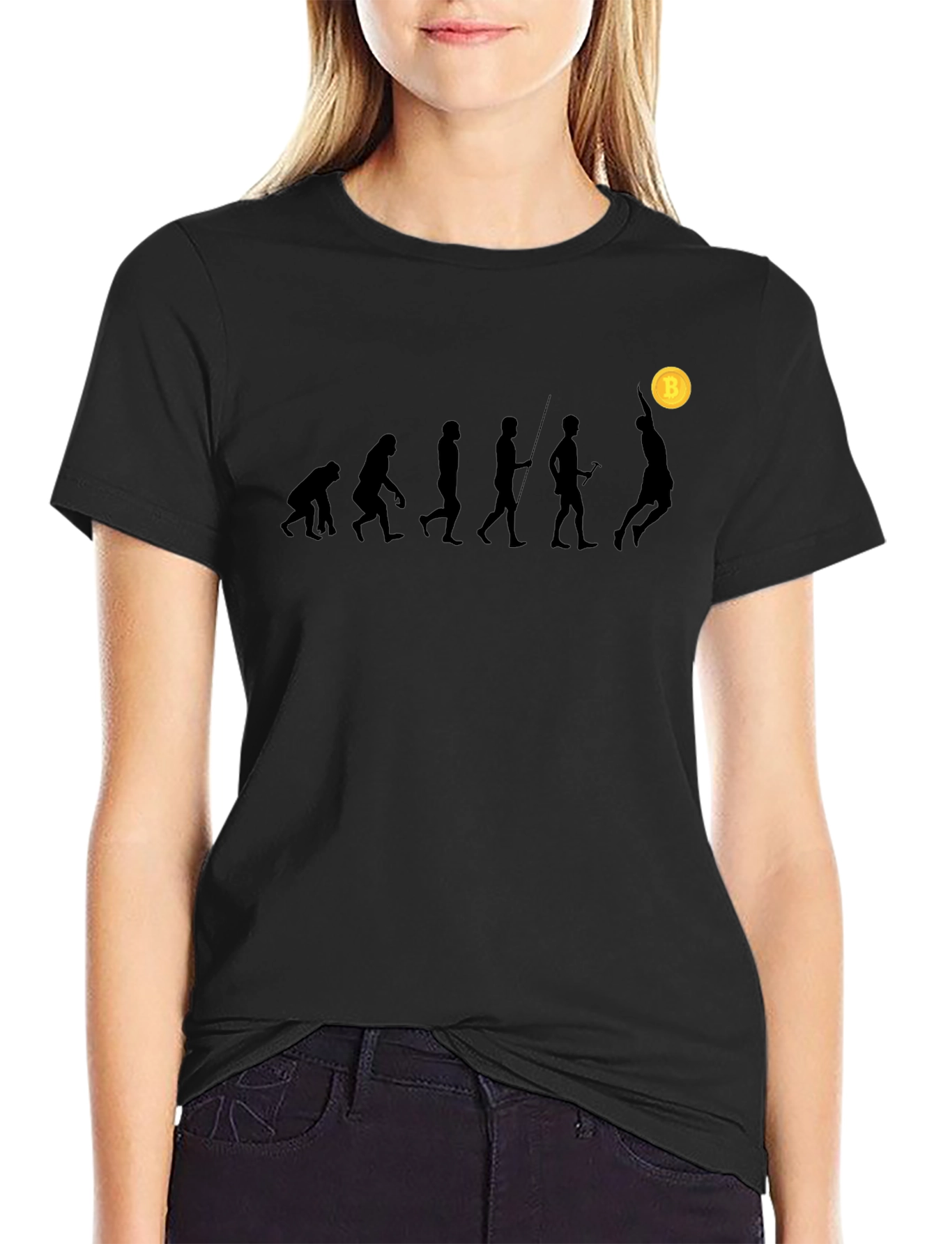 Bitcoin Evolution T-Shirt - Black