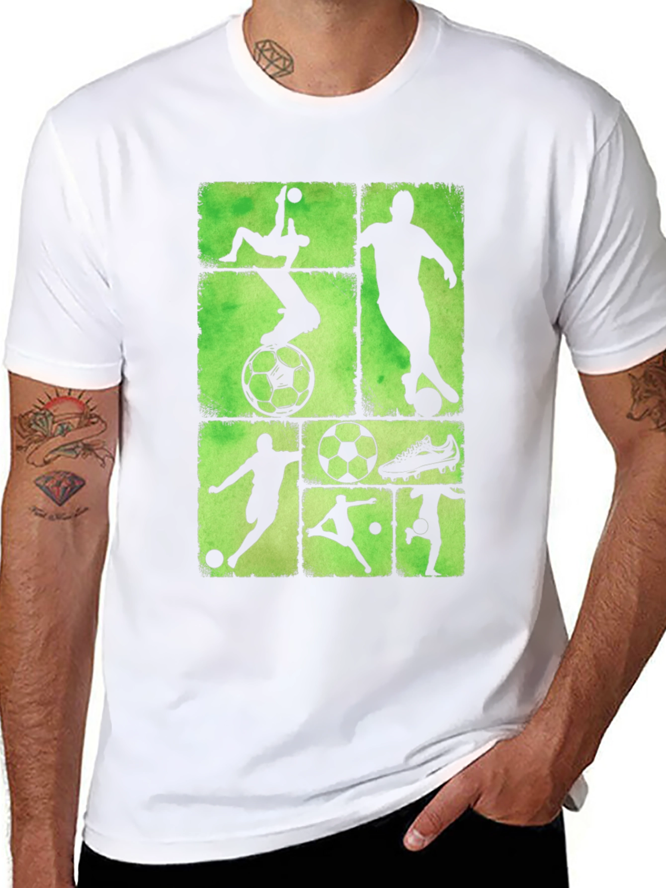 Soccer Silhouette Graphic Tee