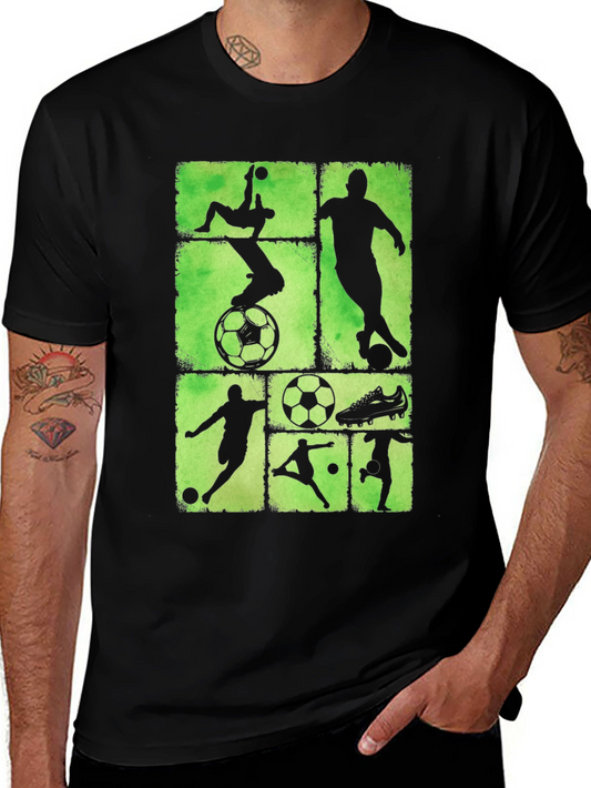 Soccer Silhouette Graphic Tee
