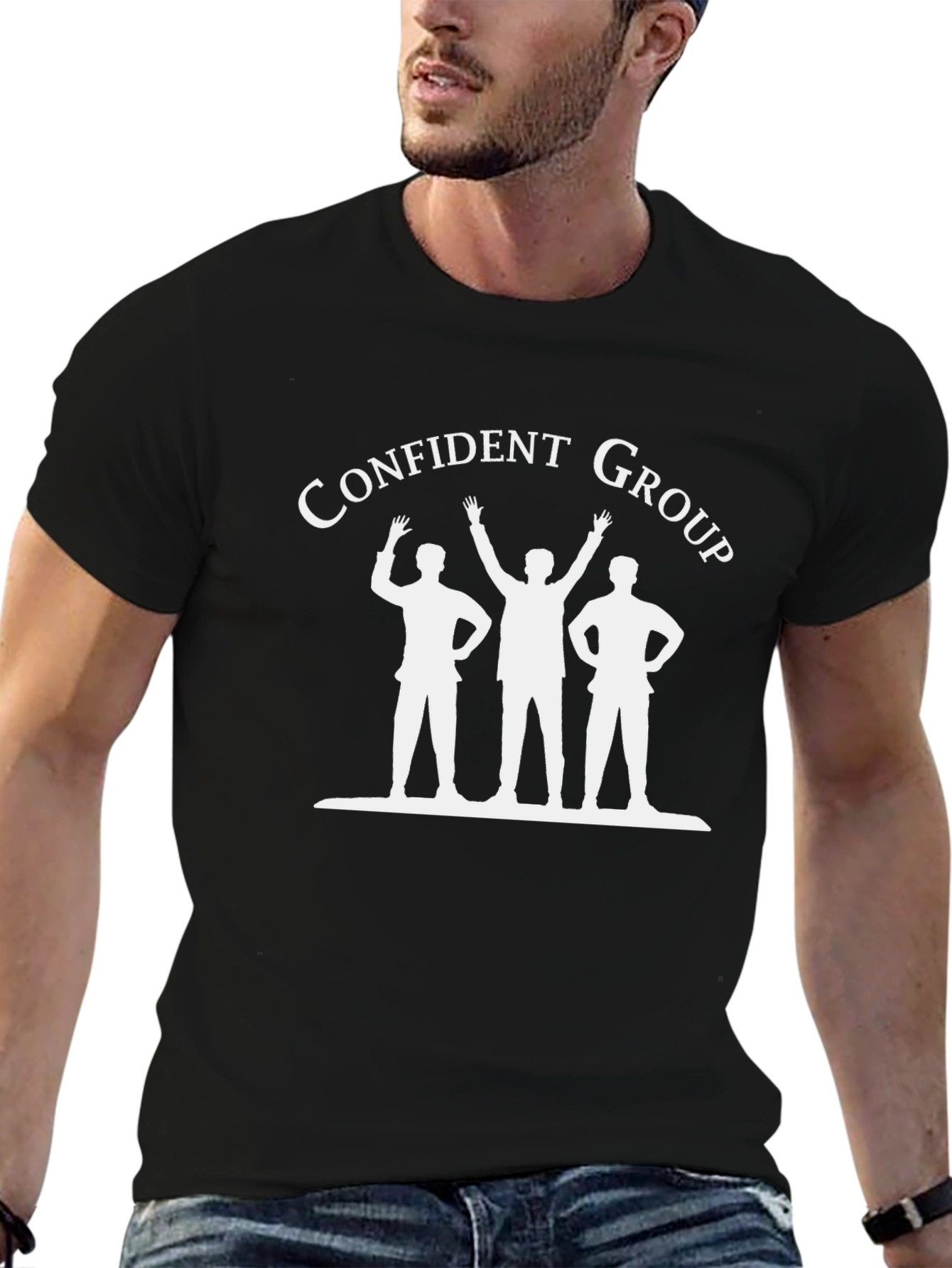 Confident Group Graphic Tee - Black