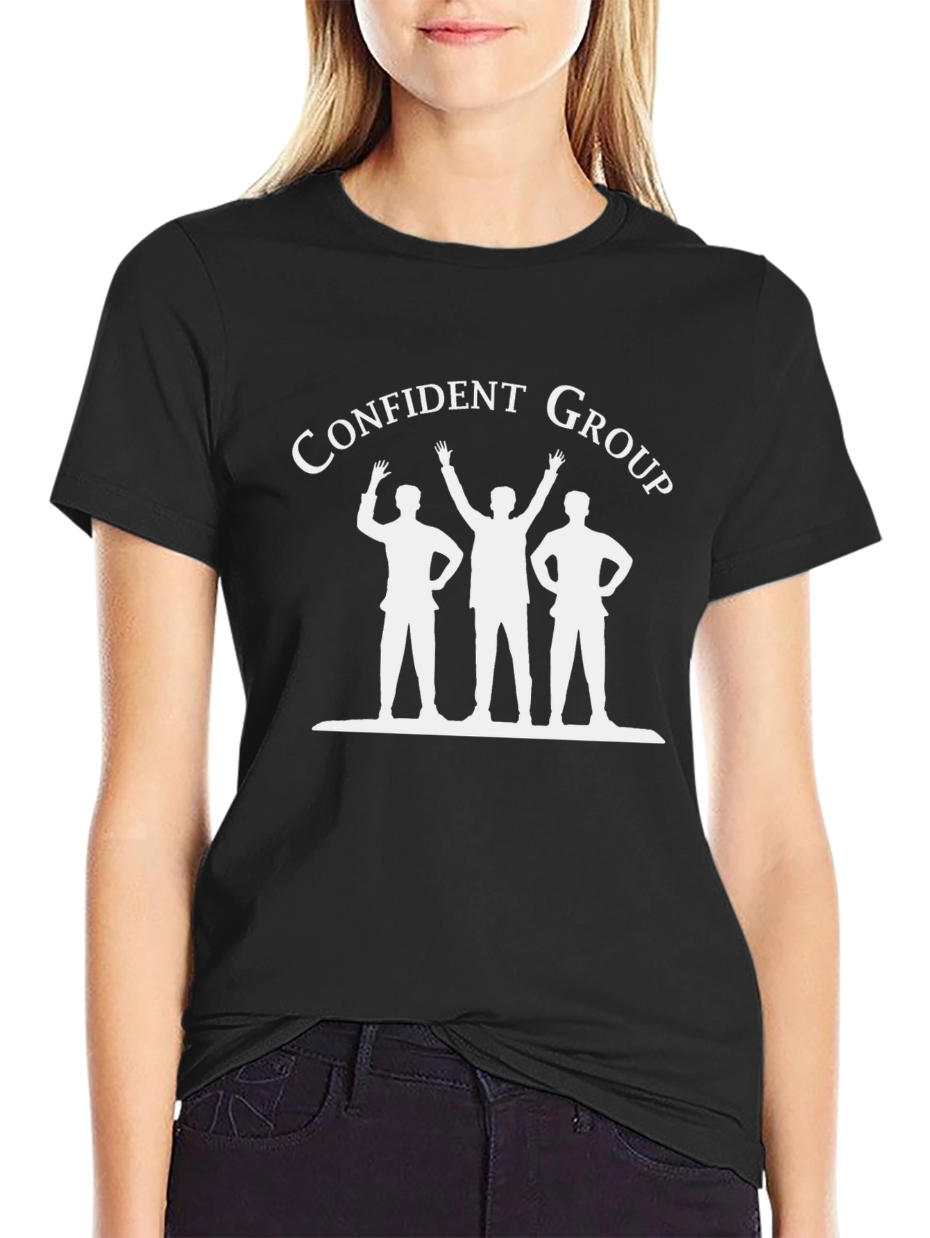 Confident Group Graphic Tee - Black