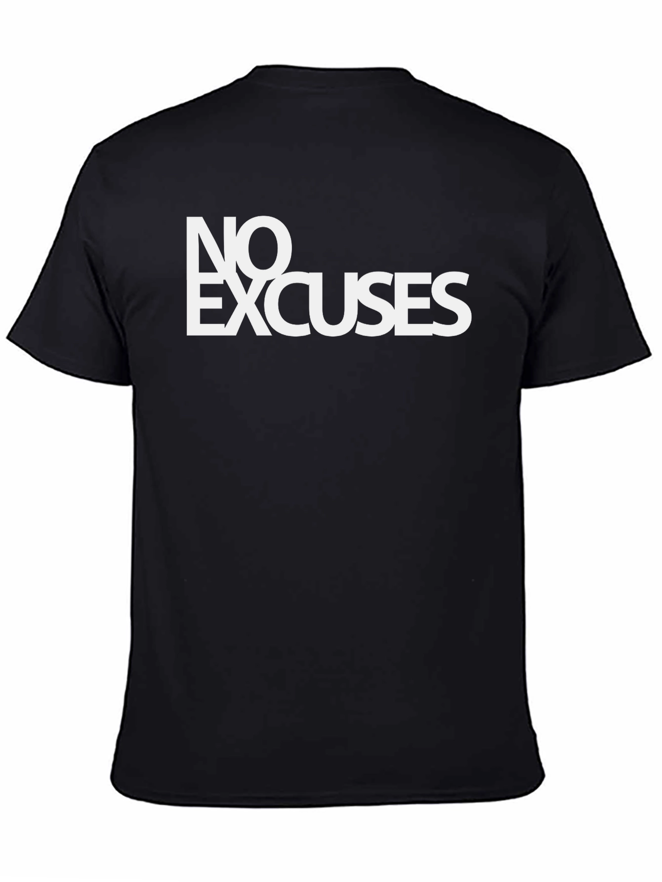No Excuses Graphic T-Shirt - Black
