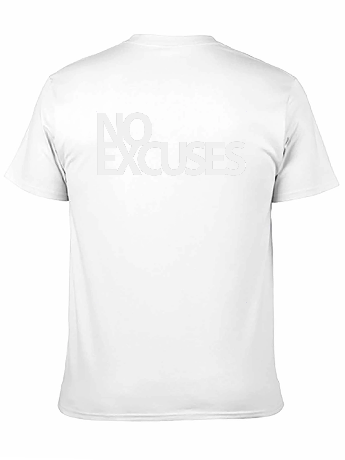 No Excuses Graphic T-Shirt - Black
