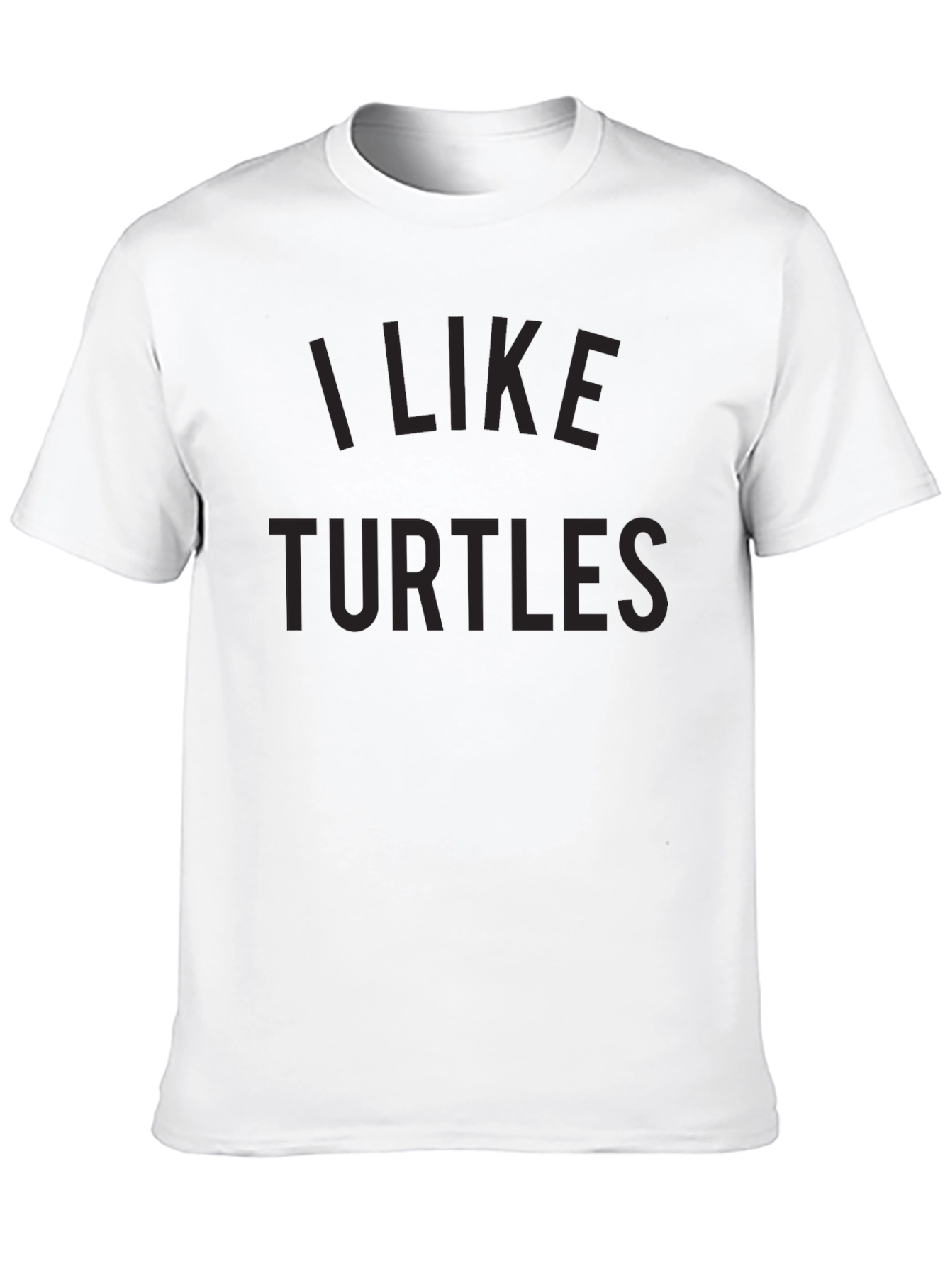 I Like Turtles Graphic Tee - Mens Black T-Shirt