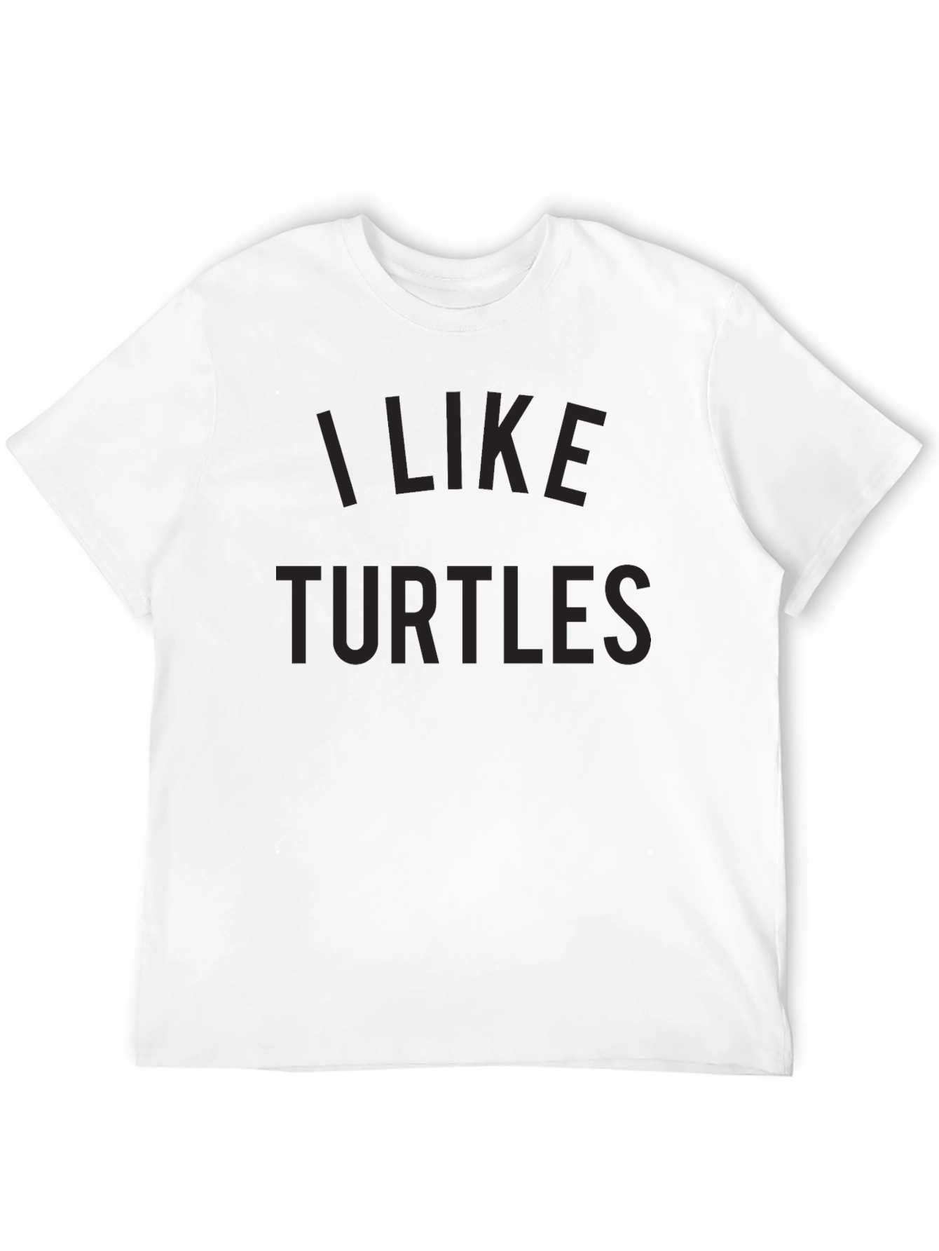 I Like Turtles Graphic Tee - Mens Black T-Shirt