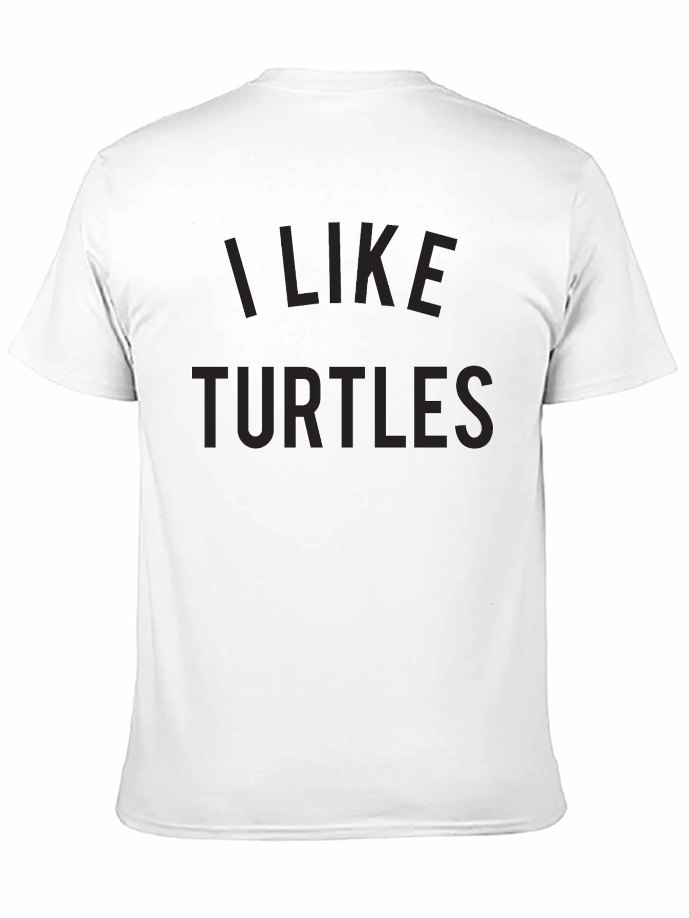 I Like Turtles Graphic Tee - Mens Black T-Shirt