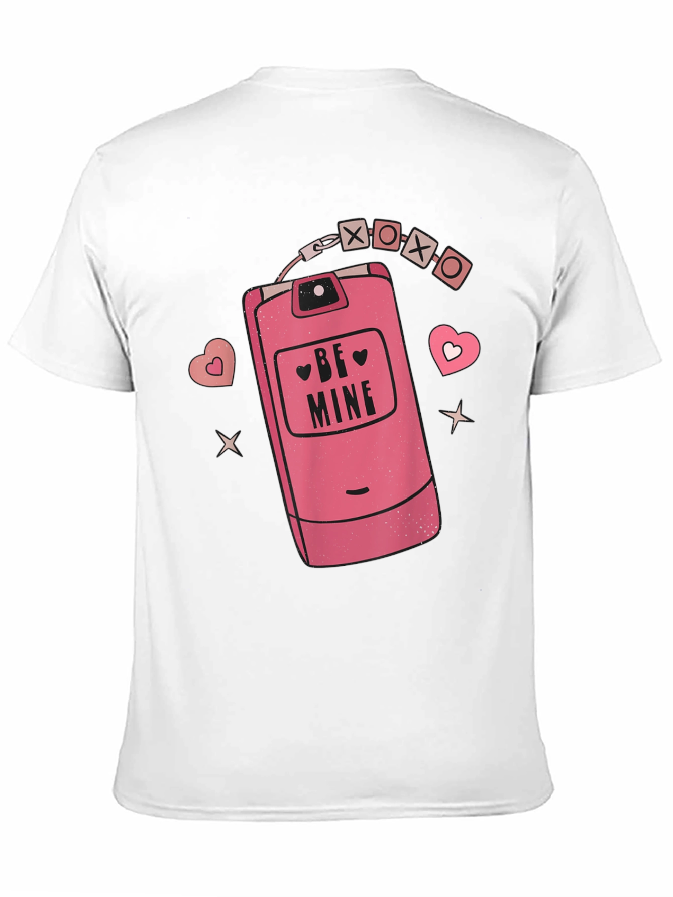 Be Mine Retro Cell Phone Graphic Tee