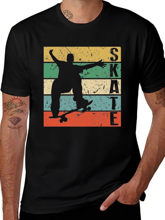 Retro Skate T-Shirt - Vintage Style Skateboard Tee