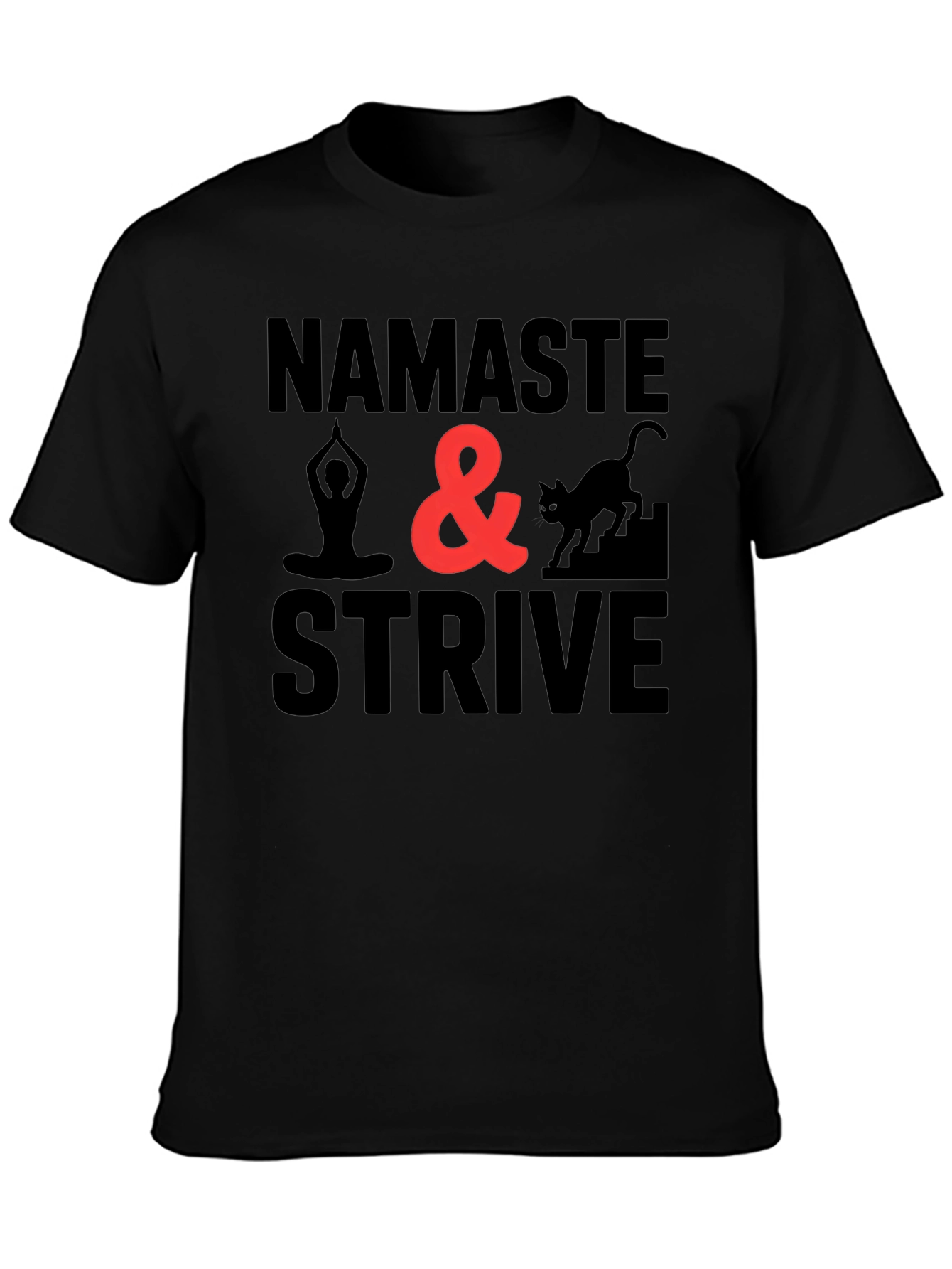 Namaste & Strive Graphic Tee