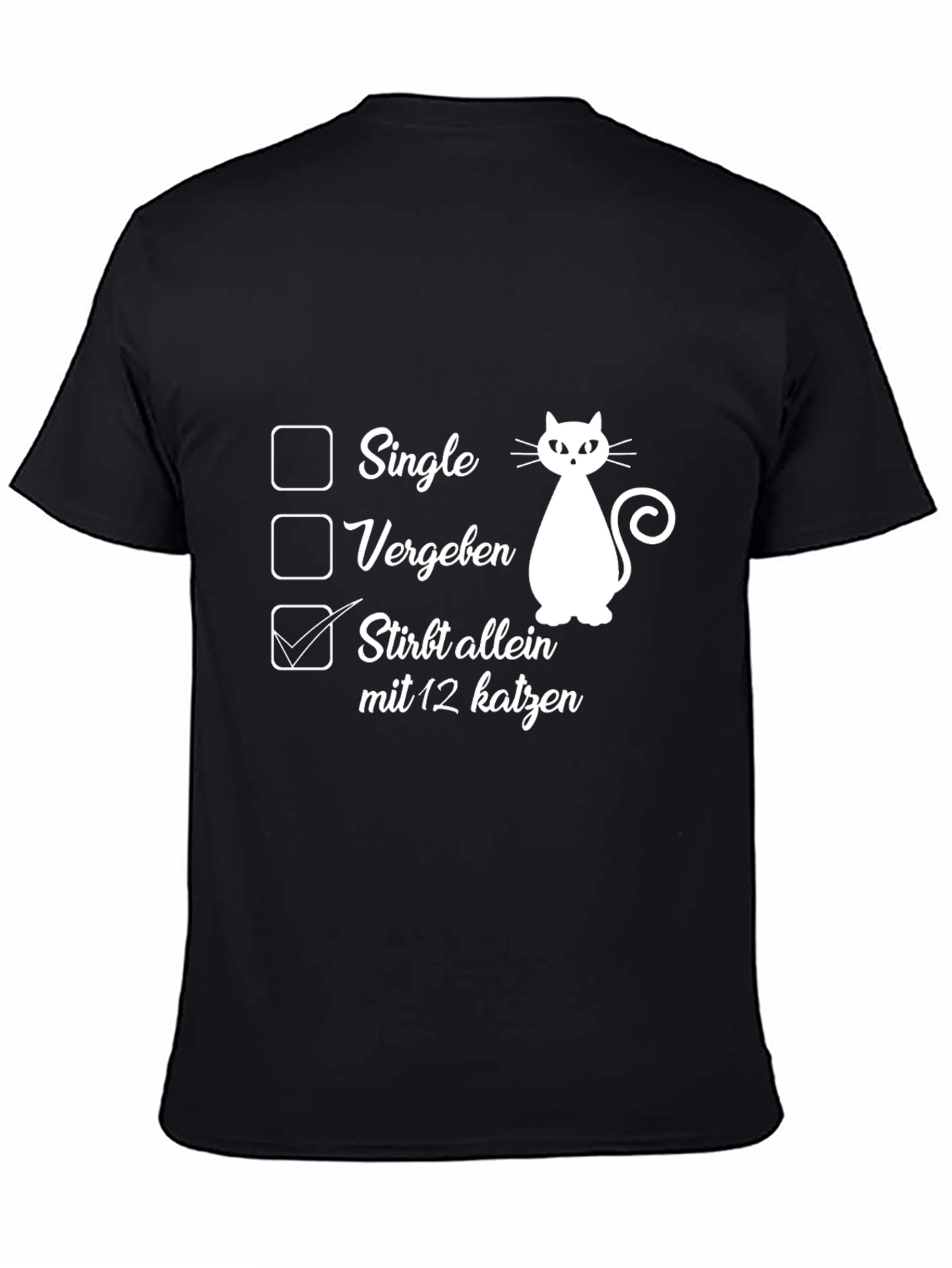 Funny Cat Lover T-Shirt - Single Taken 12 Cats