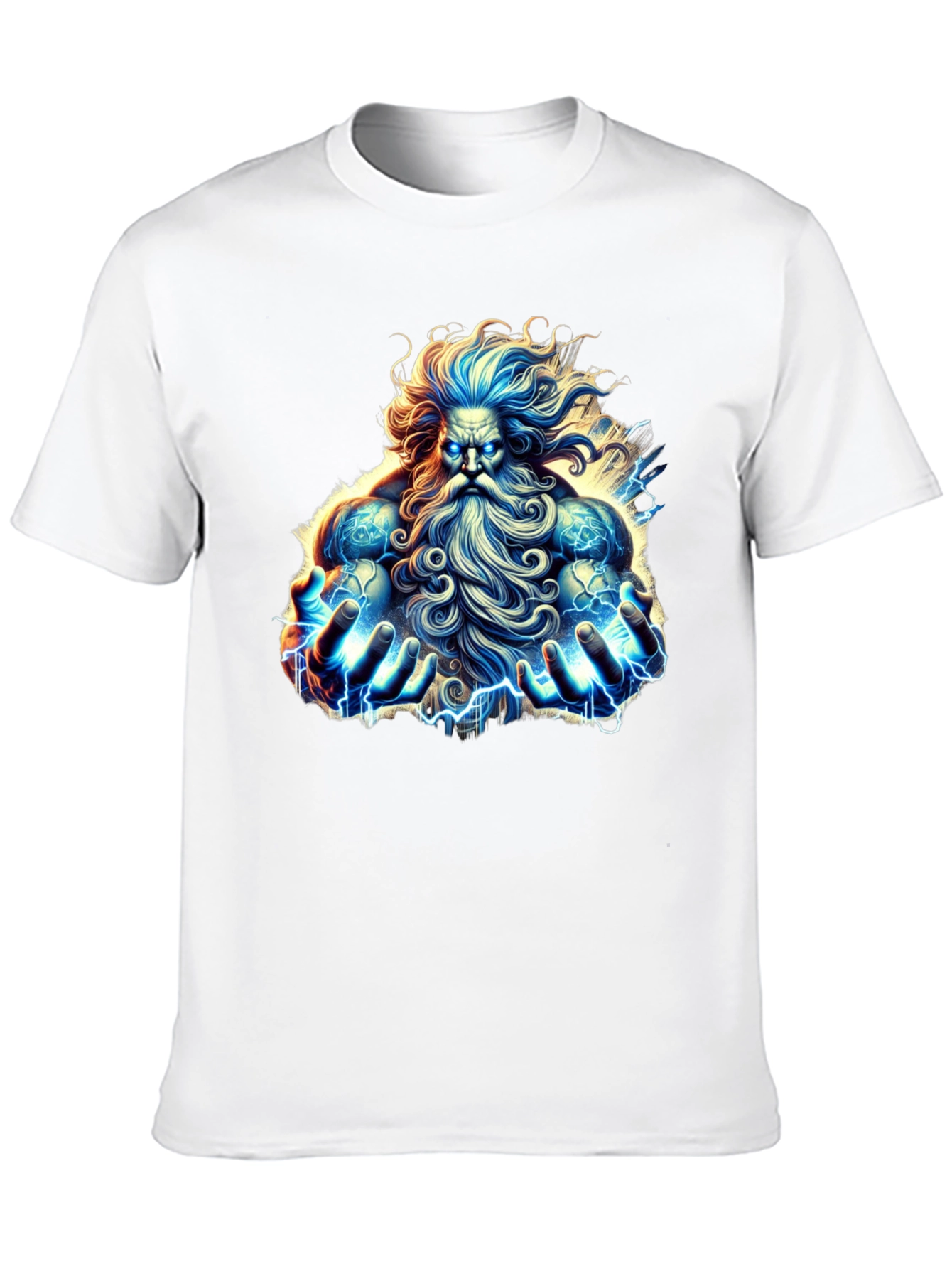 Mythical God Graphic Tee - Black