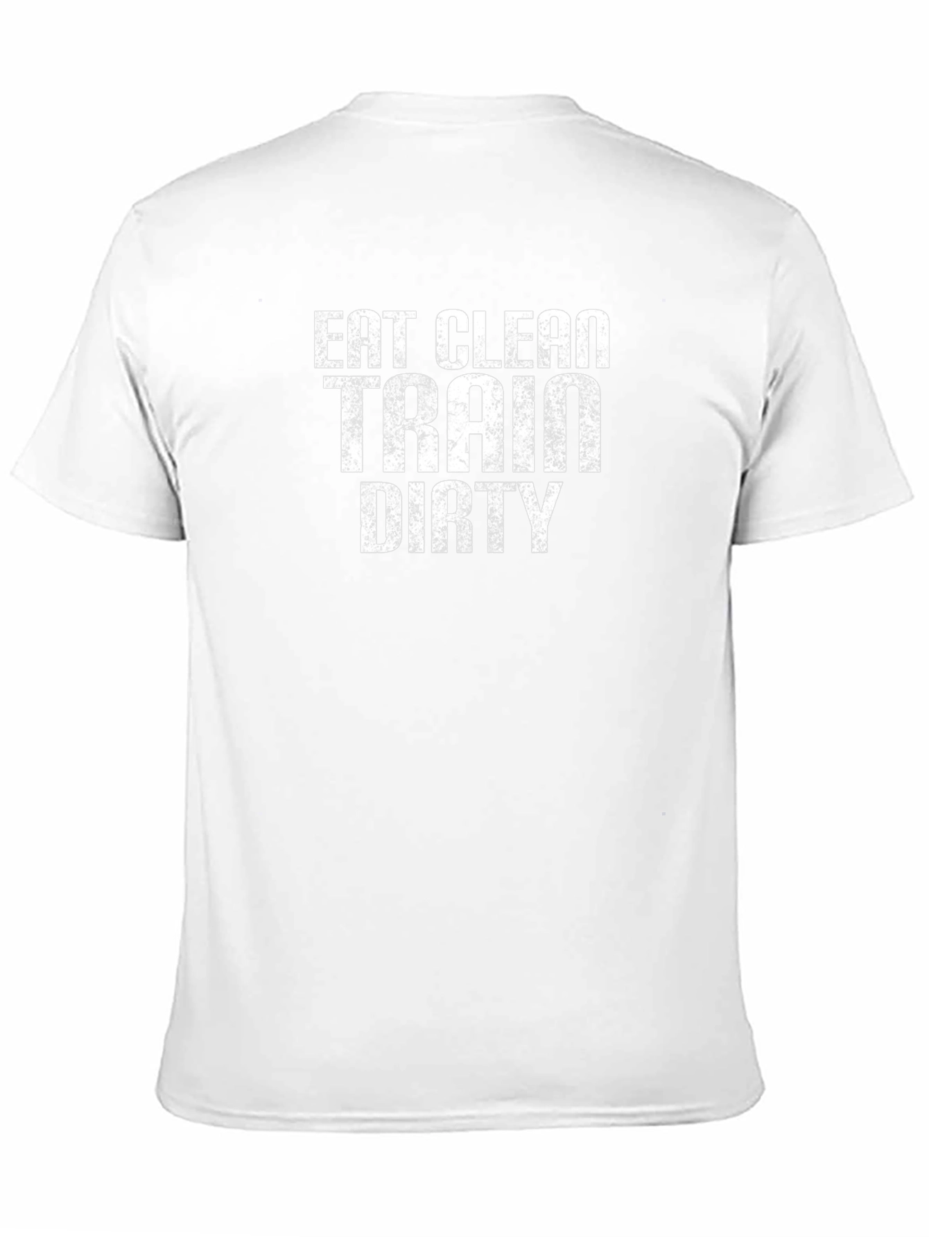 Eat Clean Train Dirty Black Graphic Tee