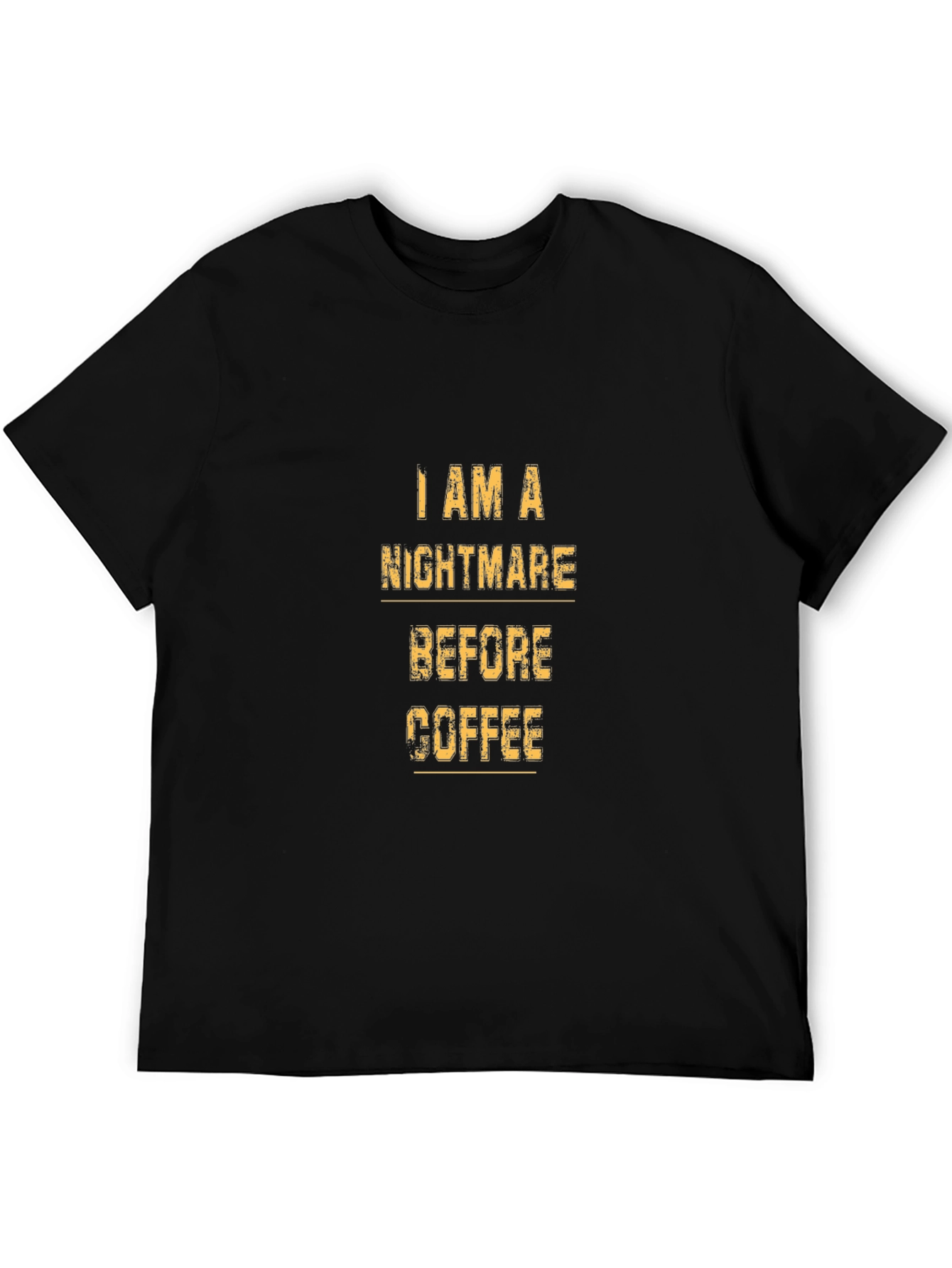 Nightmare Before Coffee Black T-Shirt